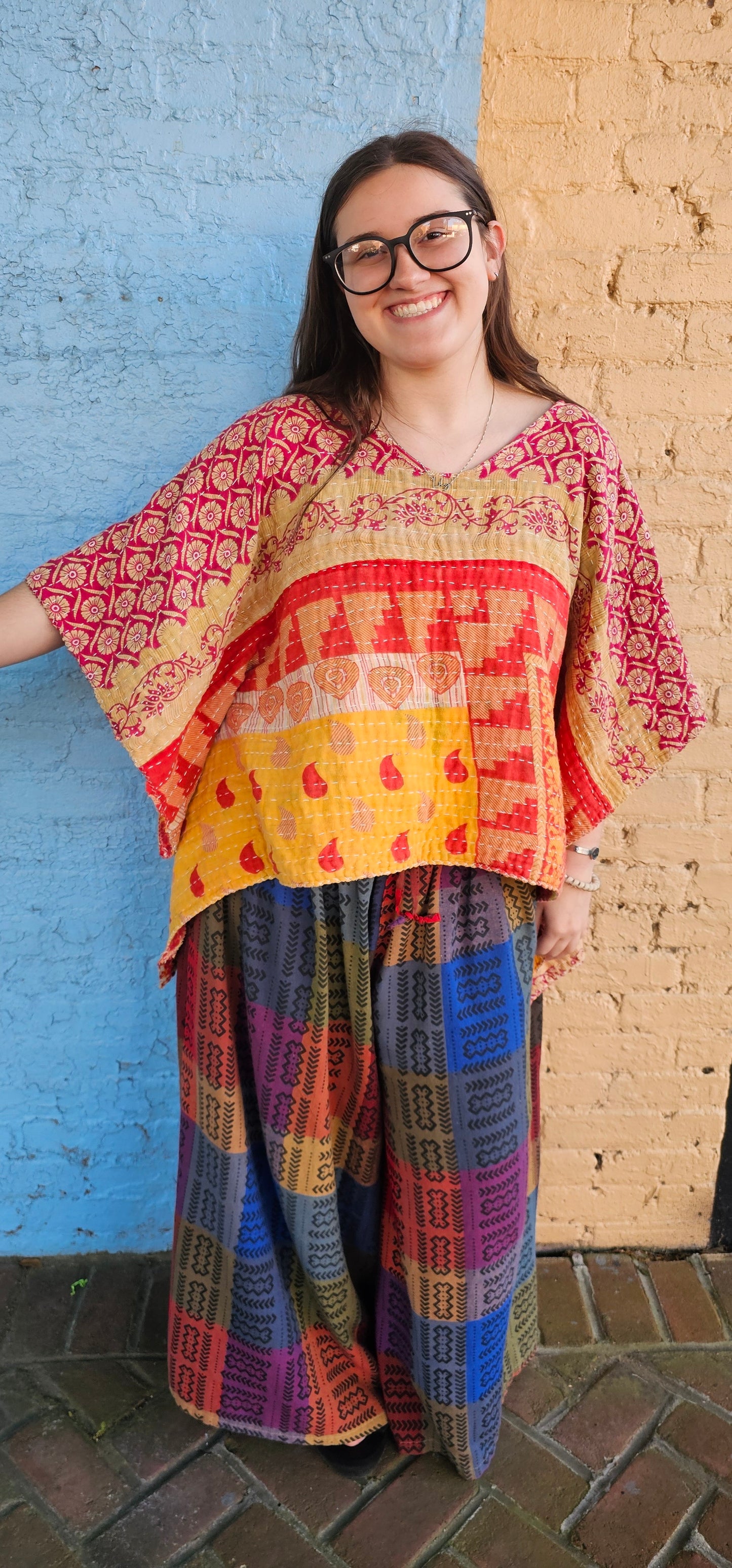 Enchantress Kantha Top #1128