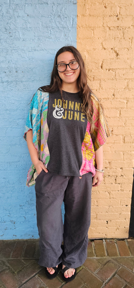 Johnny and June Kantha Top