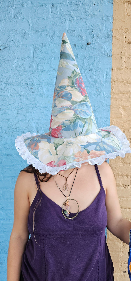 Handmade Cotton Witch Hat