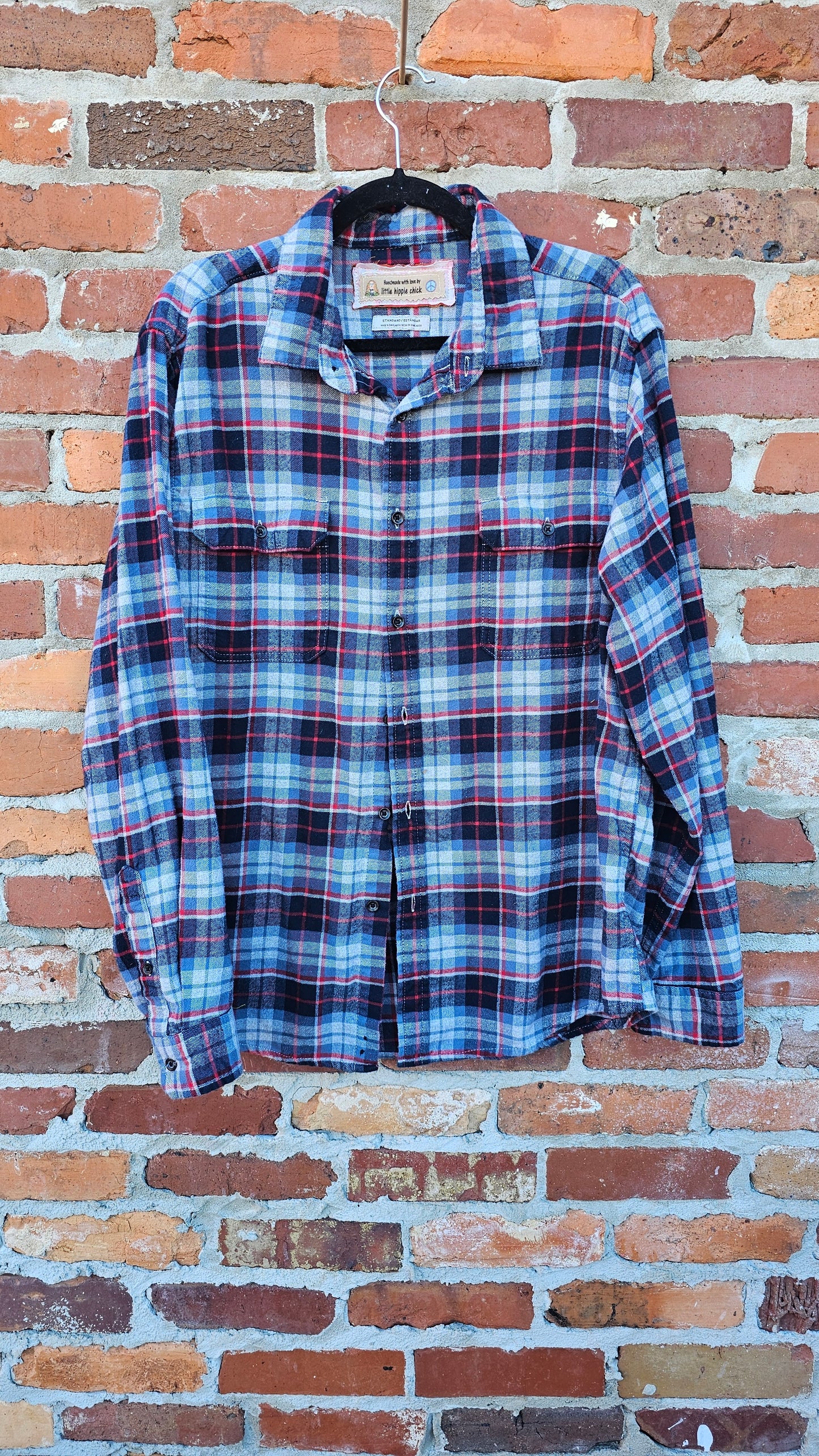 Widespread Panic Travelin Light Flannel size Large #1319