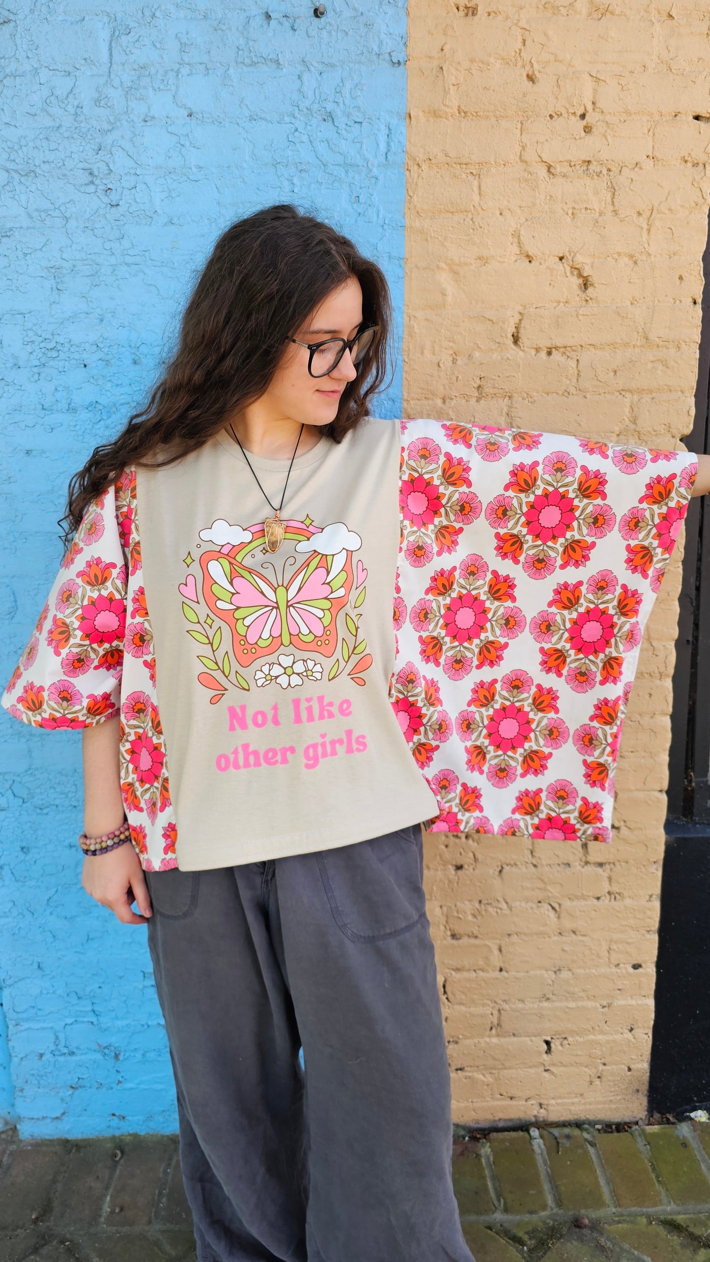 Grateful Dead inspired Not Like Other Girls Diva Flow Top #1342