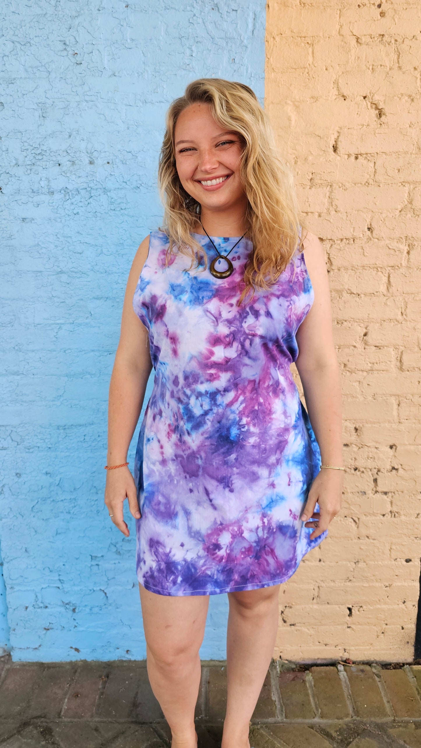 Scrunch Tie Dye Frock size XL #1388