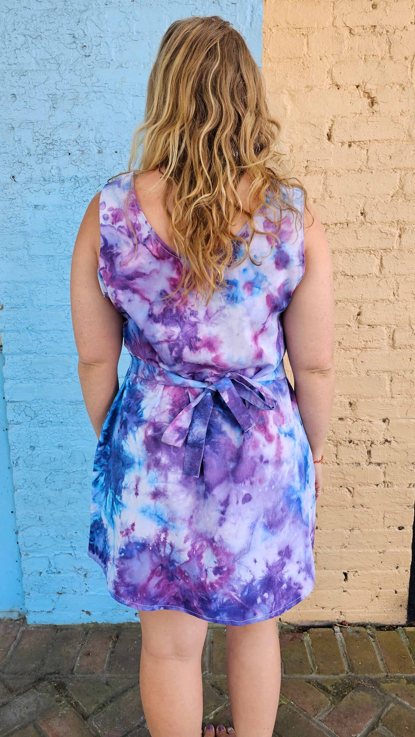 Scrunch Tie Dye Frock size XL #1388