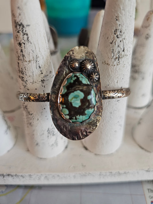 Silver Turquoise cuff