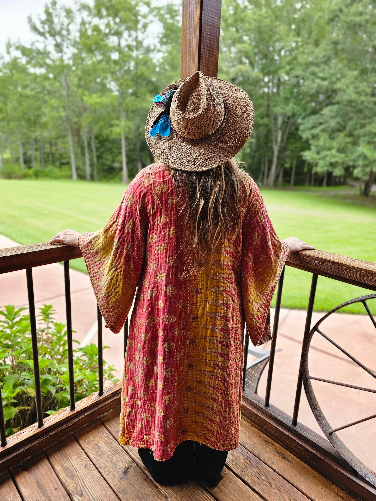 Franklin's Tower Kantha Kimono