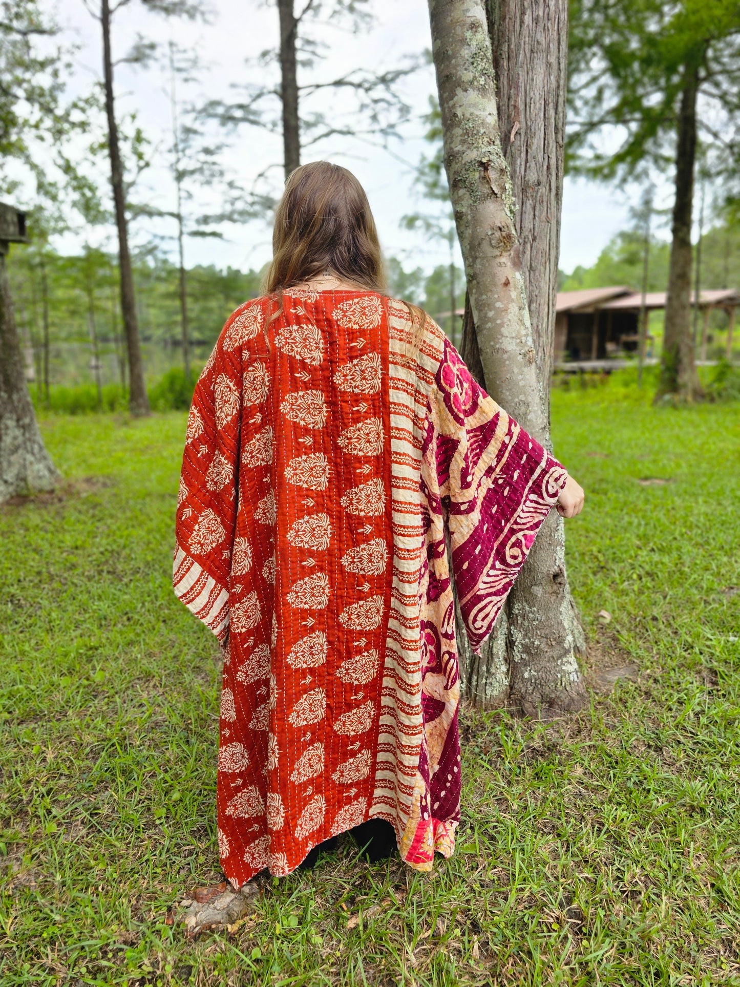 Cosmic Charlie Kantha Kimono