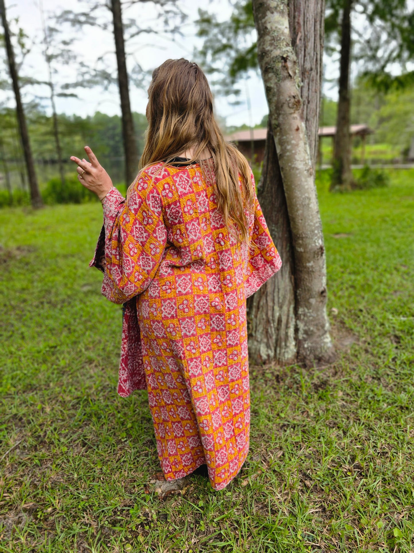 Cosmic Charlie Kantha Kimono