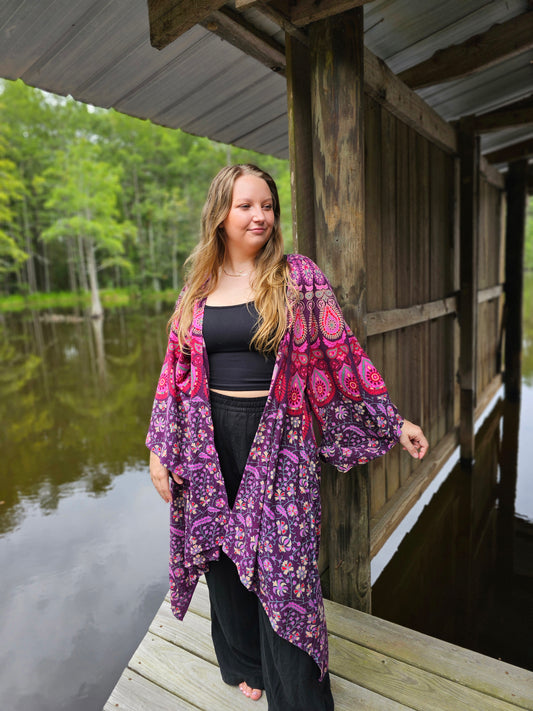 Purple Mandala Robe