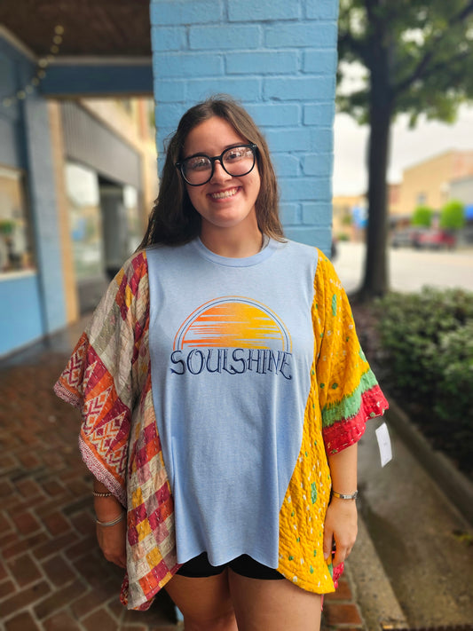 Soulshine Kantha Poncho