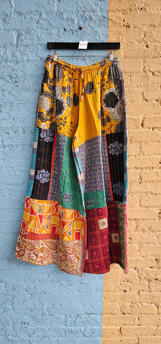 Tiered Kantha Pants #859