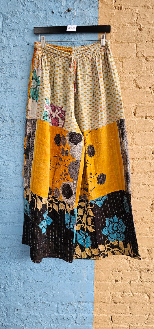 Tiered Kantha Pants #858