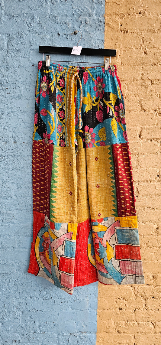 Tiered Kantha Pants #857