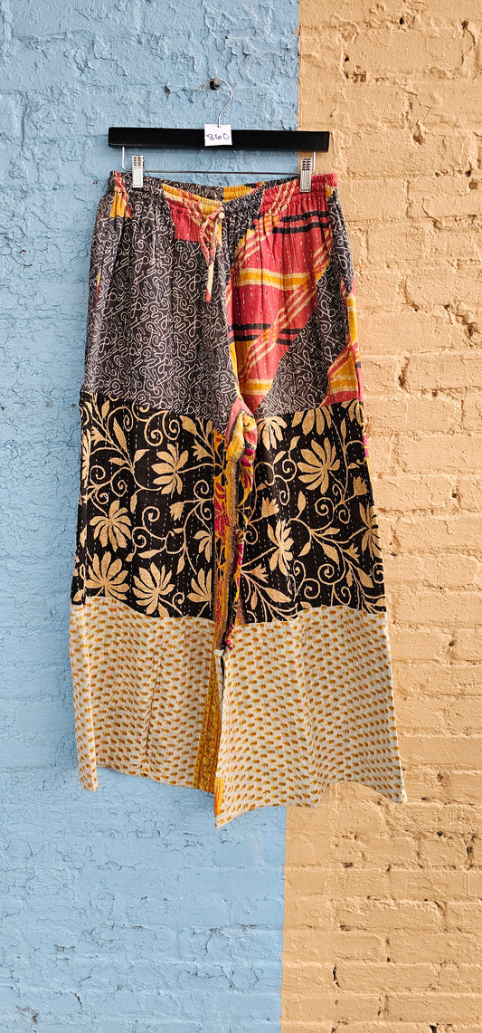 Tiered Kantha Pants #860