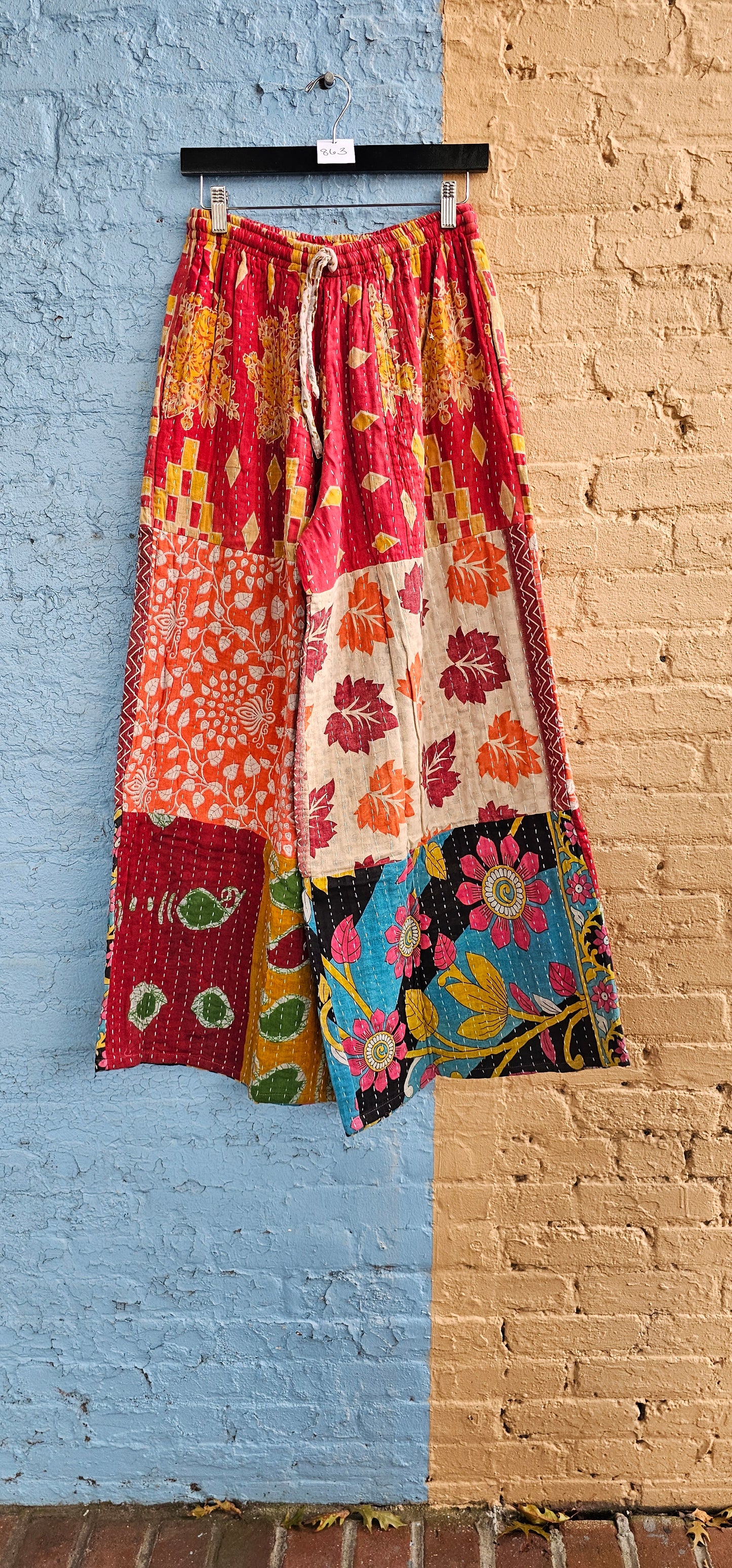 Tiered Kantha Pants #863