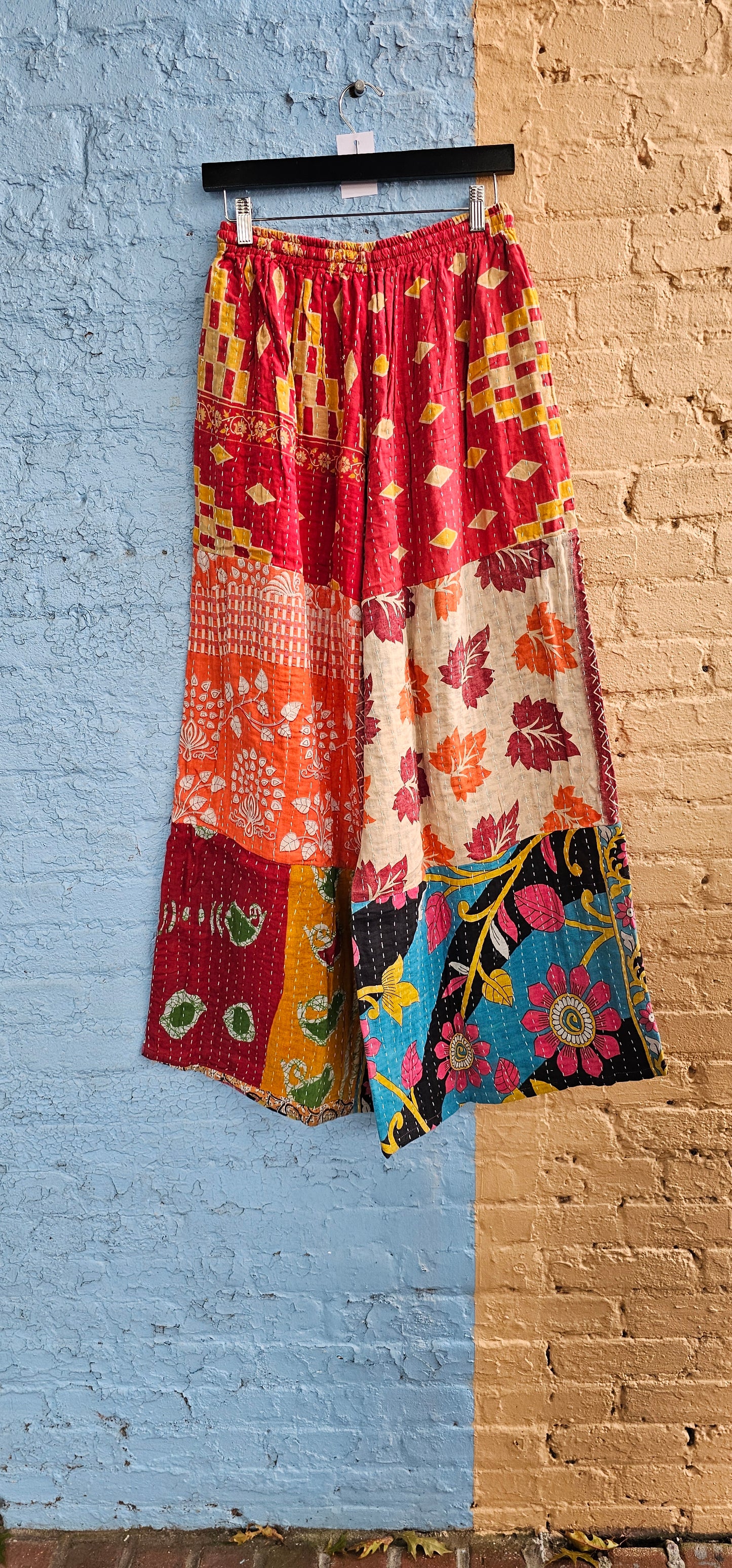 Tiered Kantha Pants #863