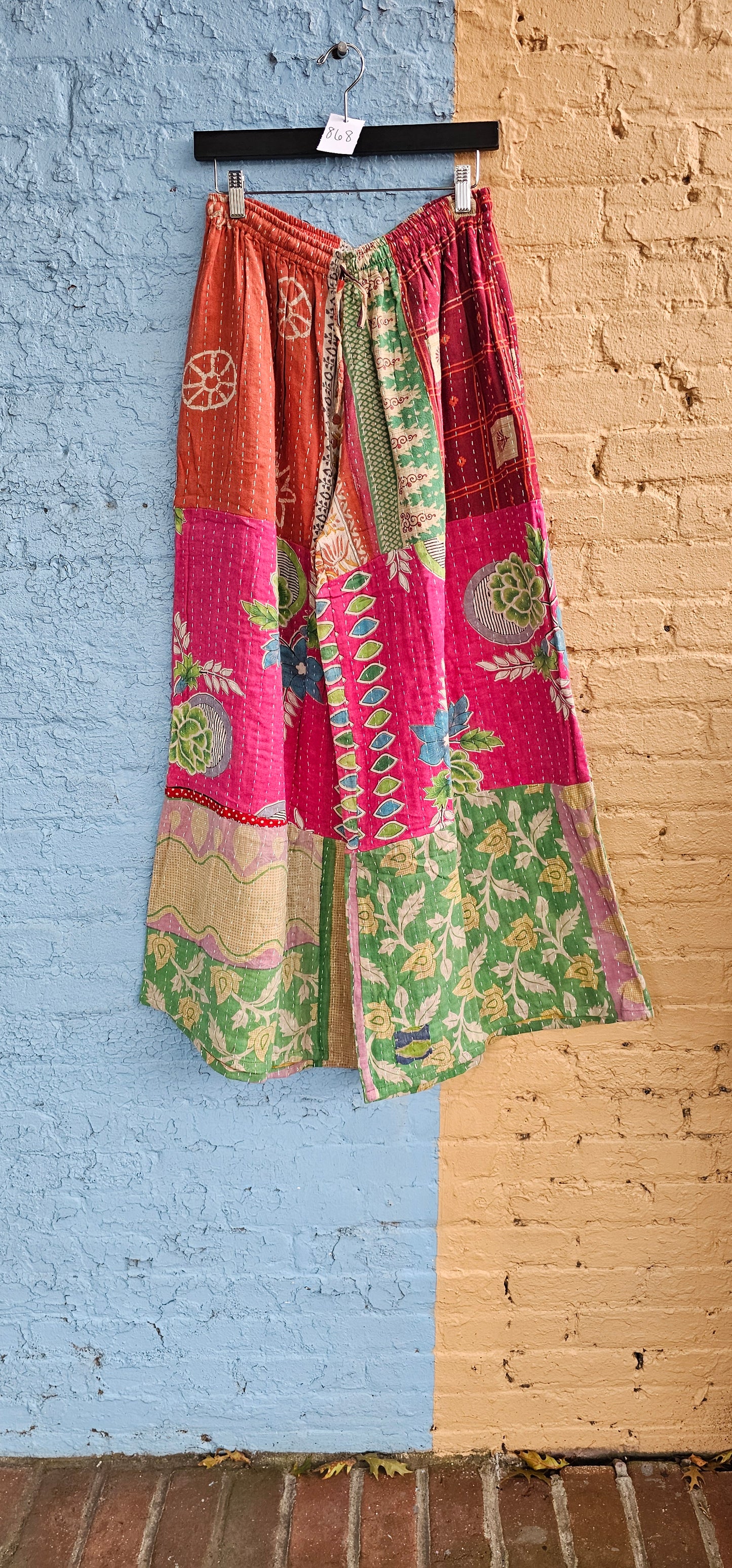 Tiered Kantha Pants #868