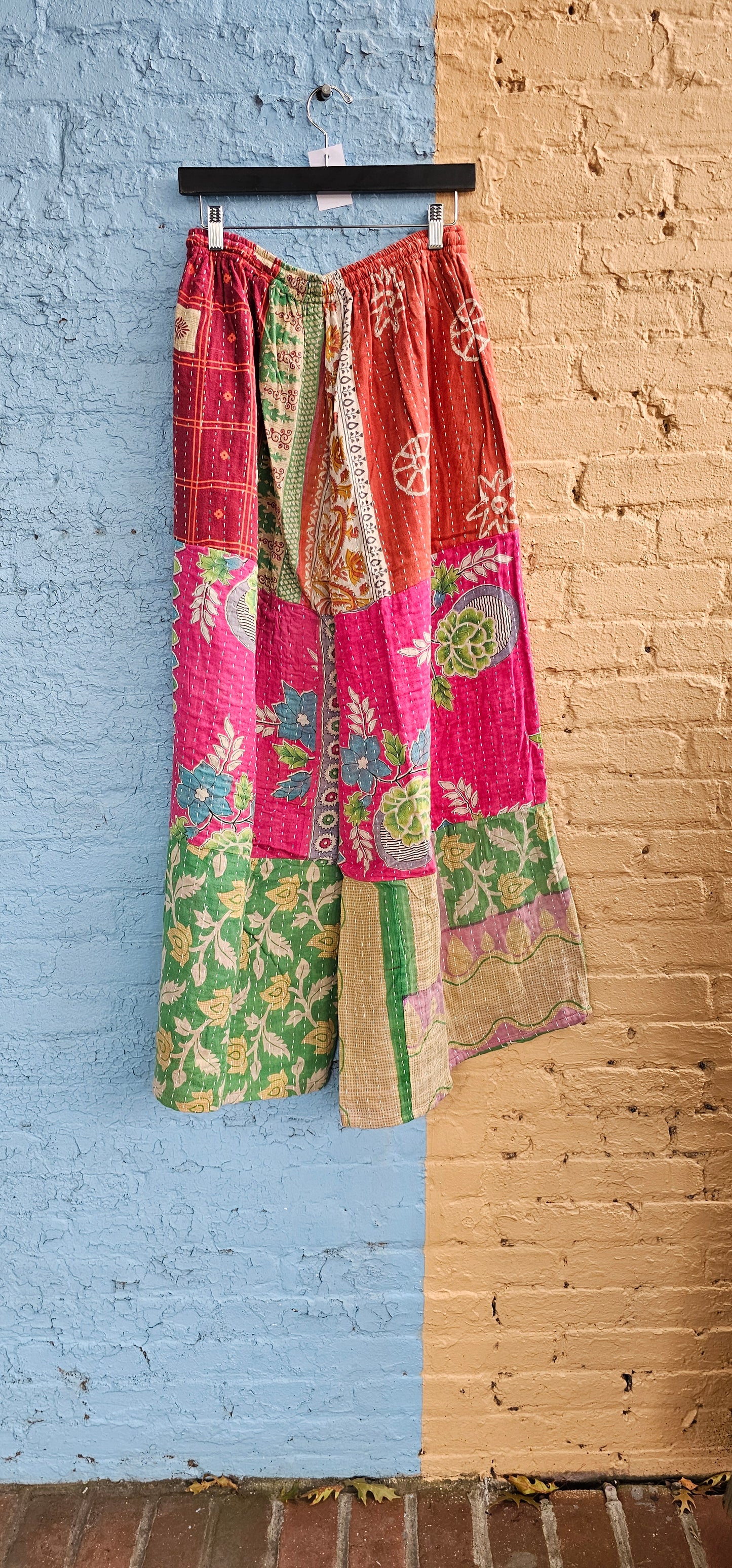 Tiered Kantha Pants #868