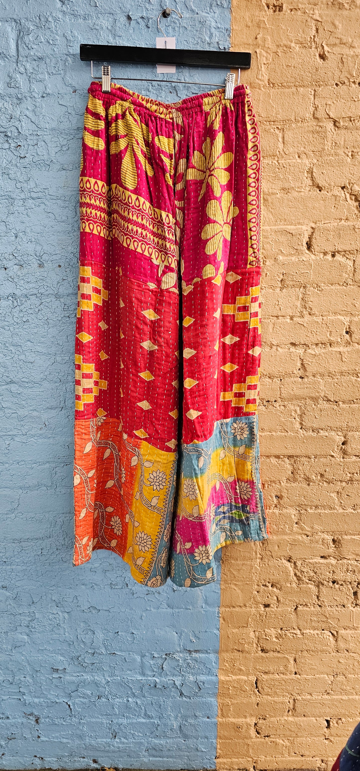 Tiered Kantha Pants #874