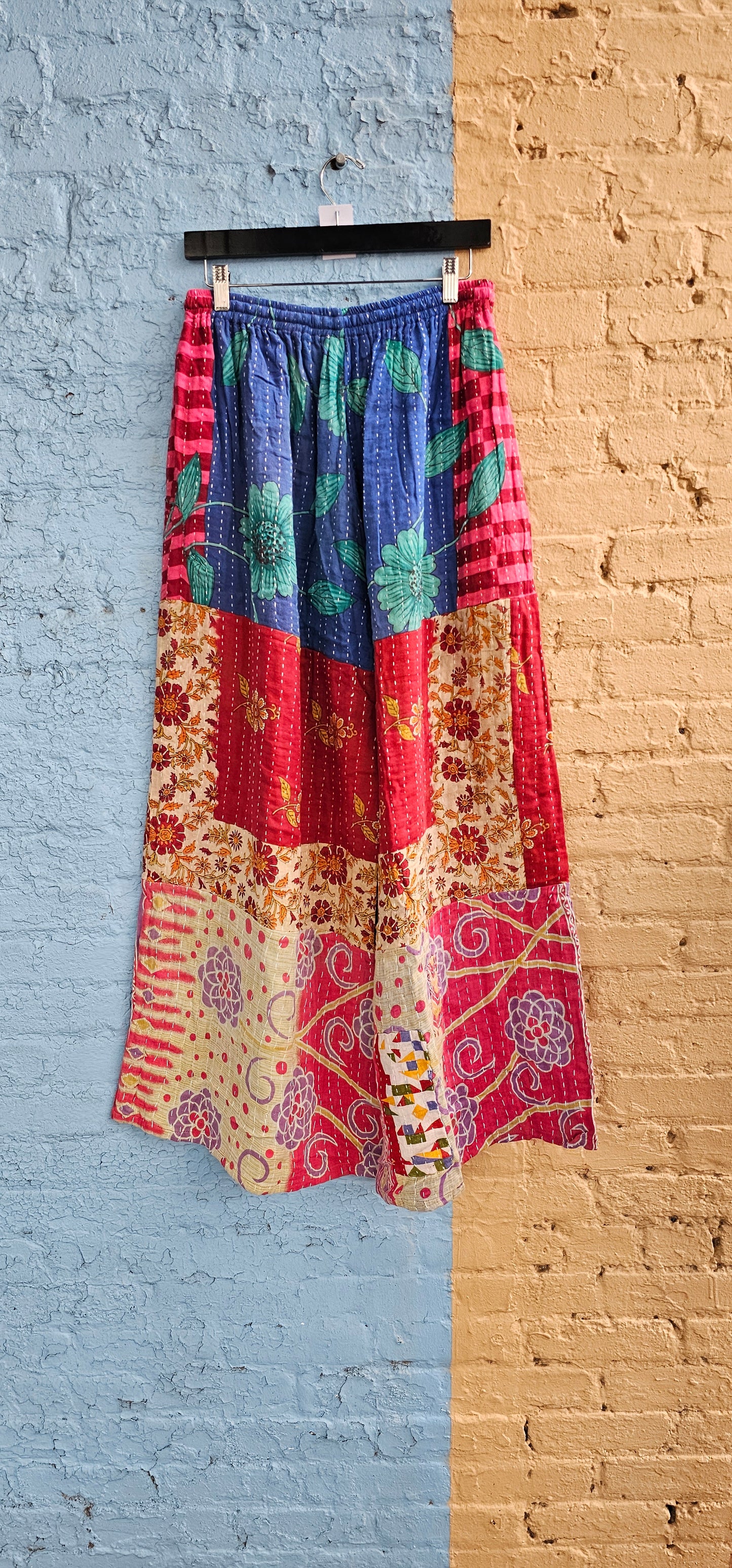 Tiered Kantha Pants #872