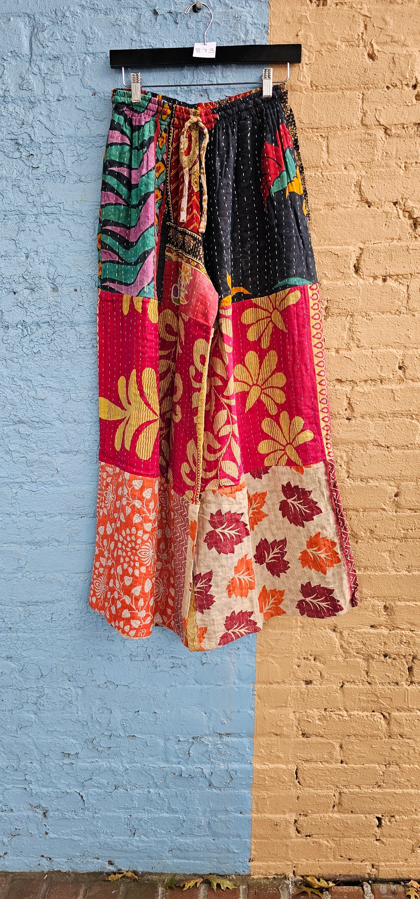 Tiered Kantha Pants #873