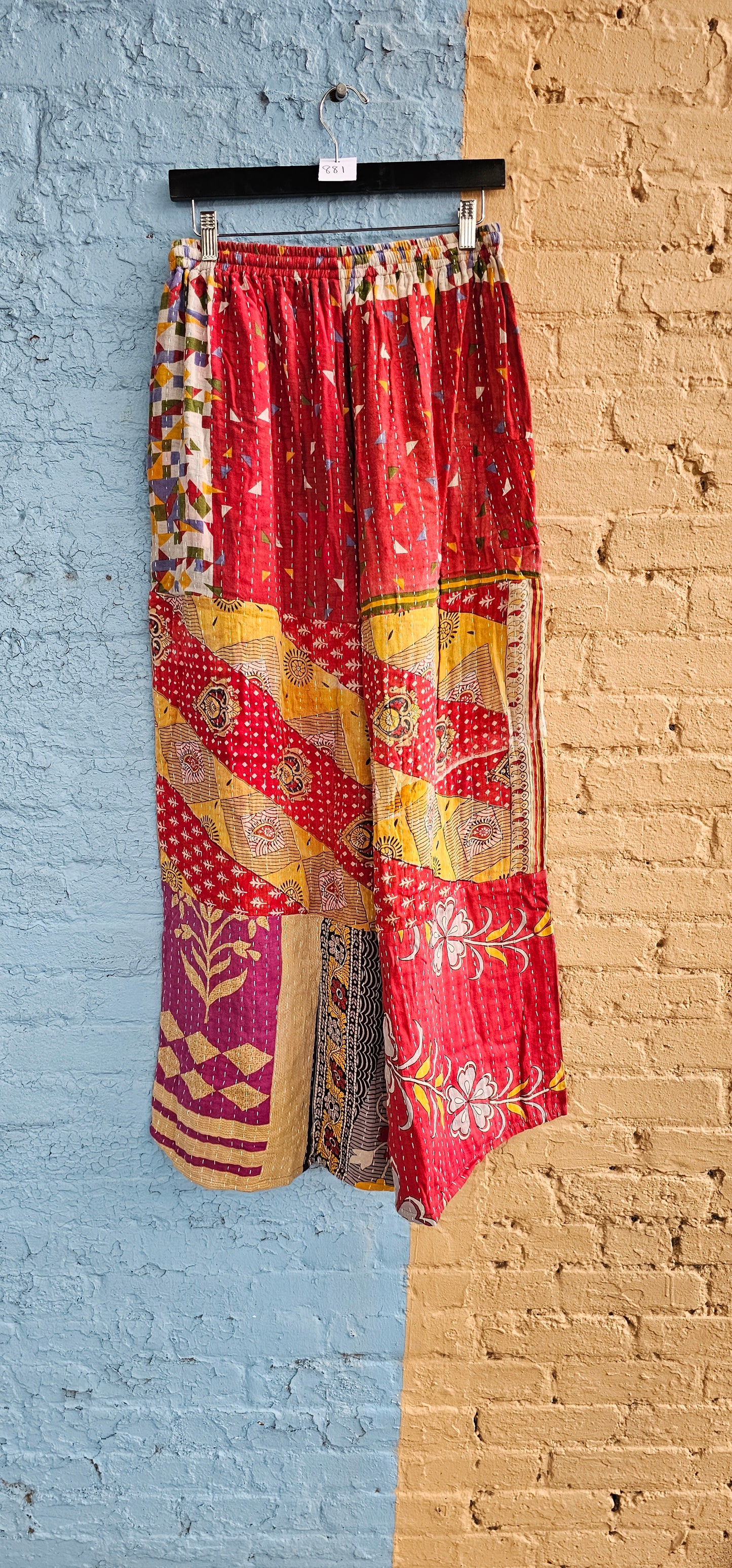 Tiered Kantha Pants #881