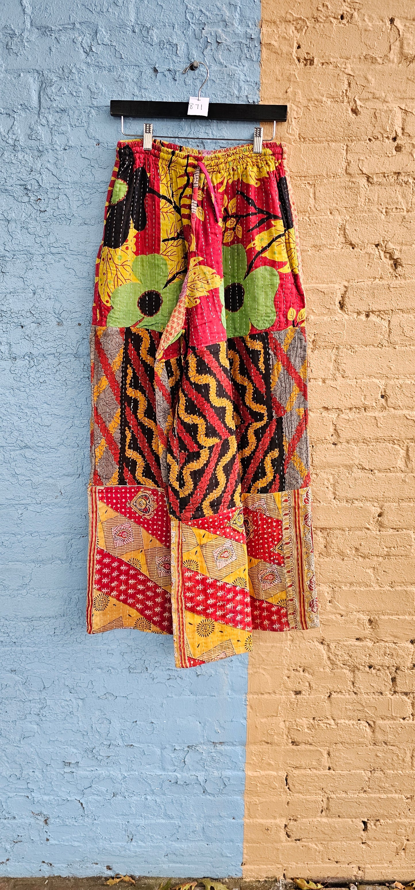 Tiered Kantha Pants #871