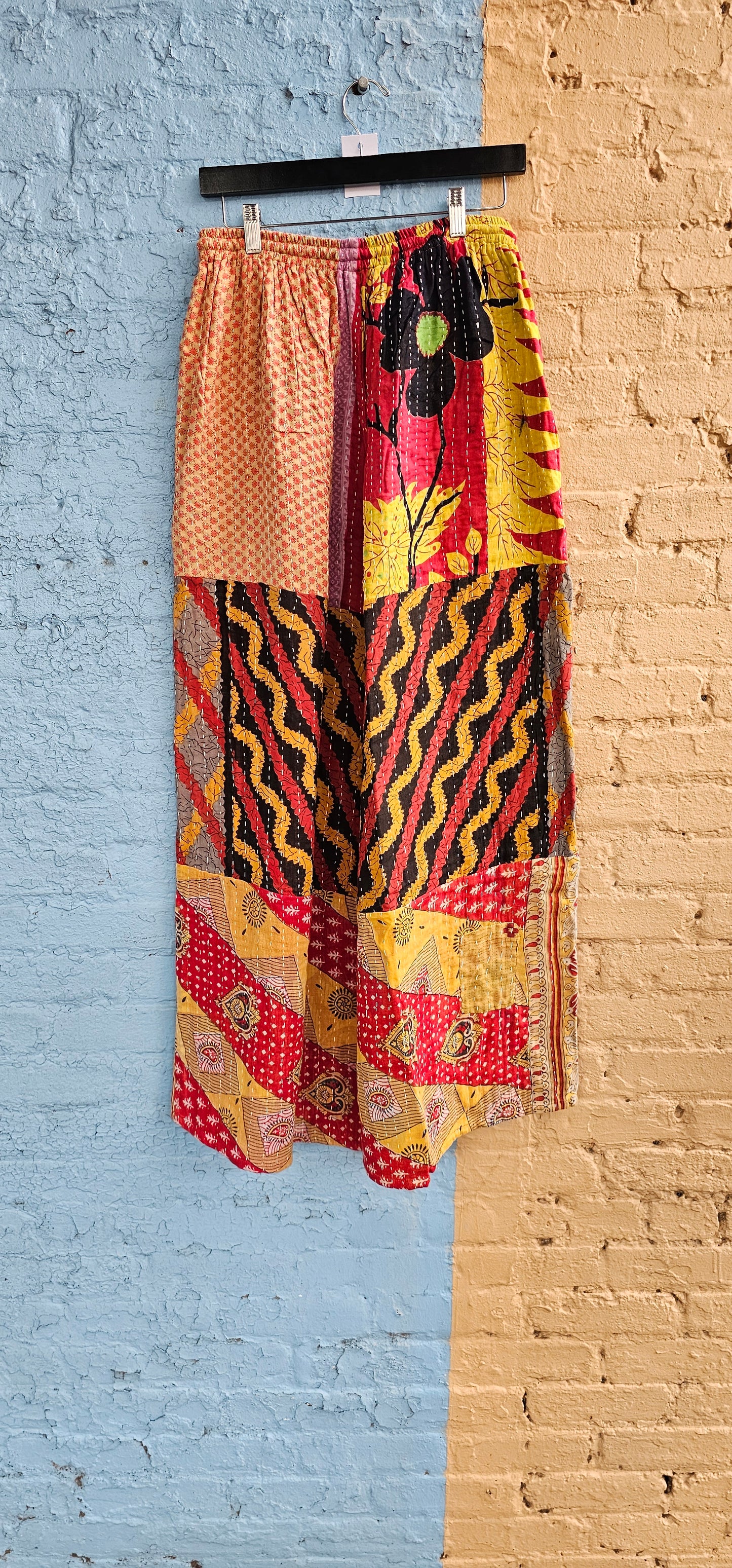 Tiered Kantha Pants #871