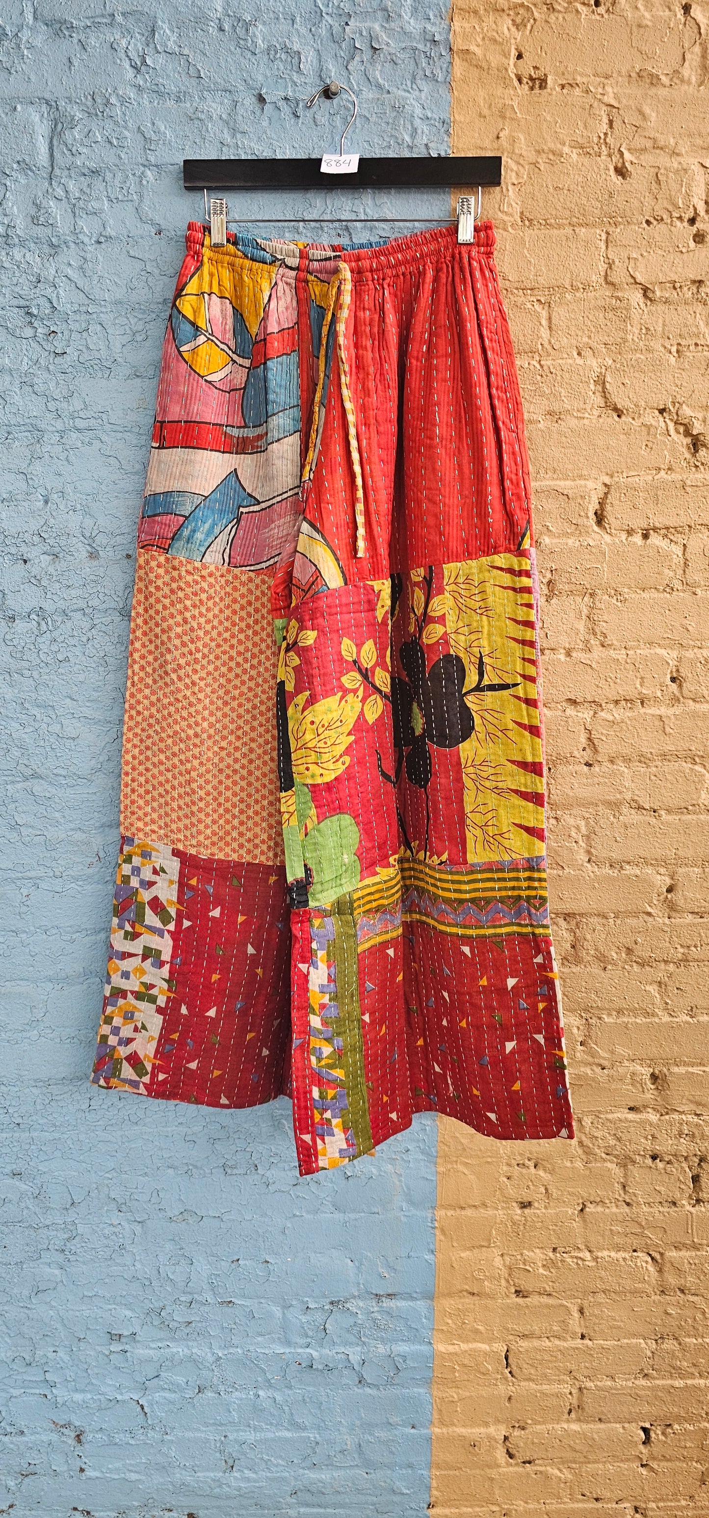 Tiered Kantha Pants #884