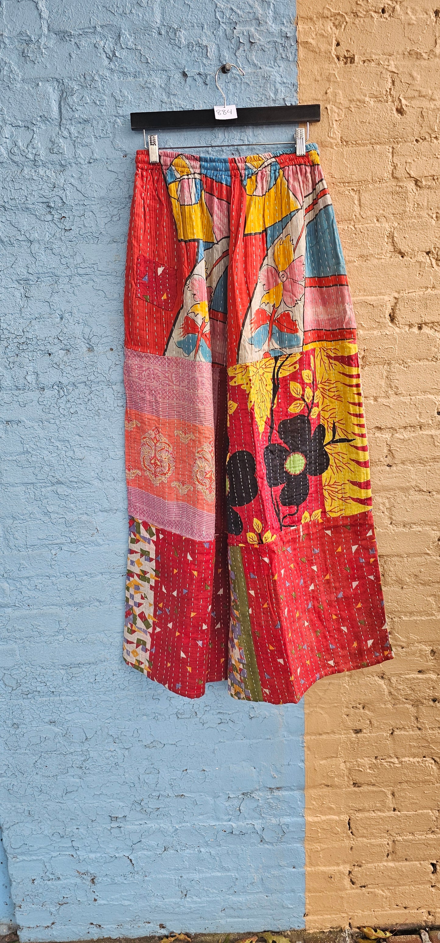 Tiered Kantha Pants #884