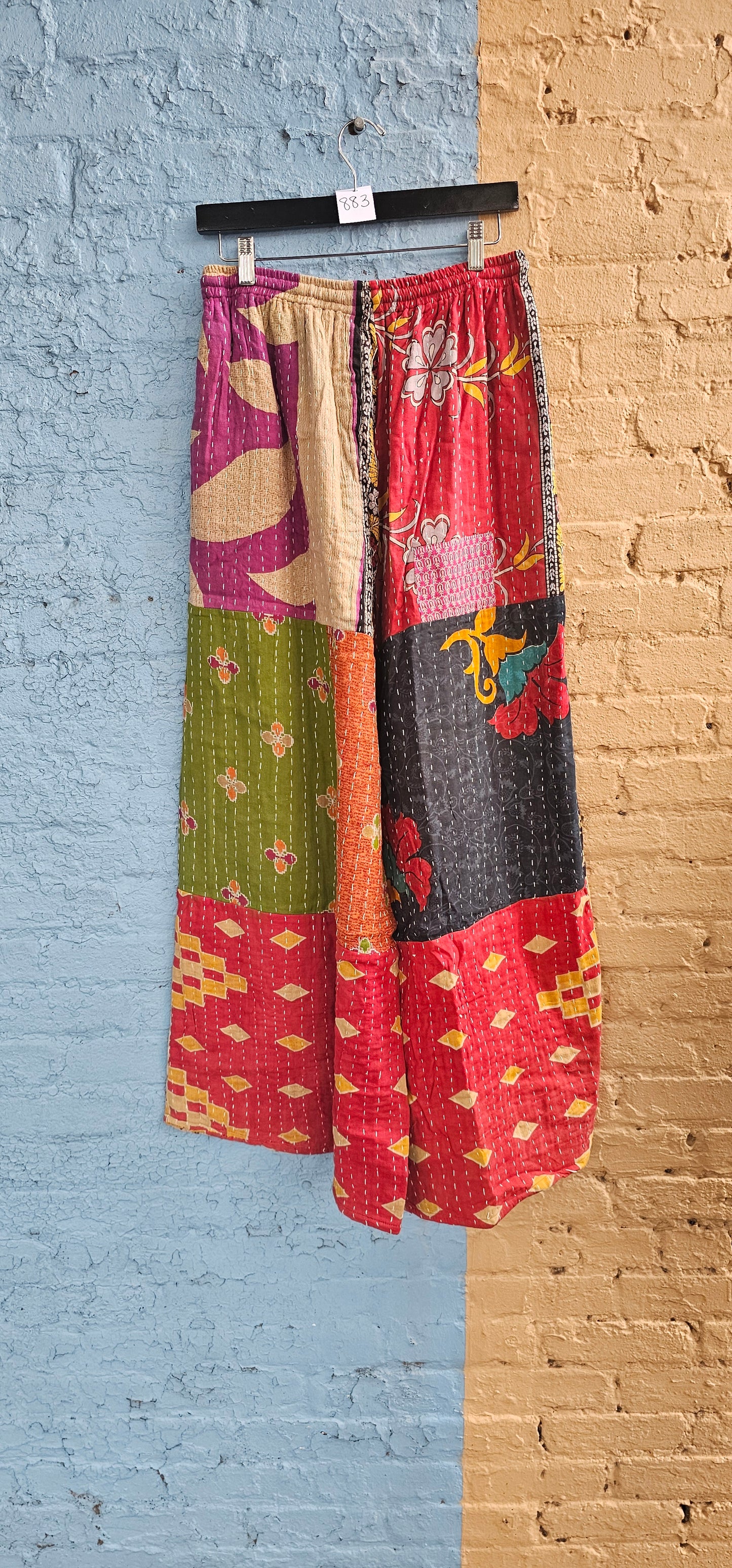 Tiered Kantha Pants #883