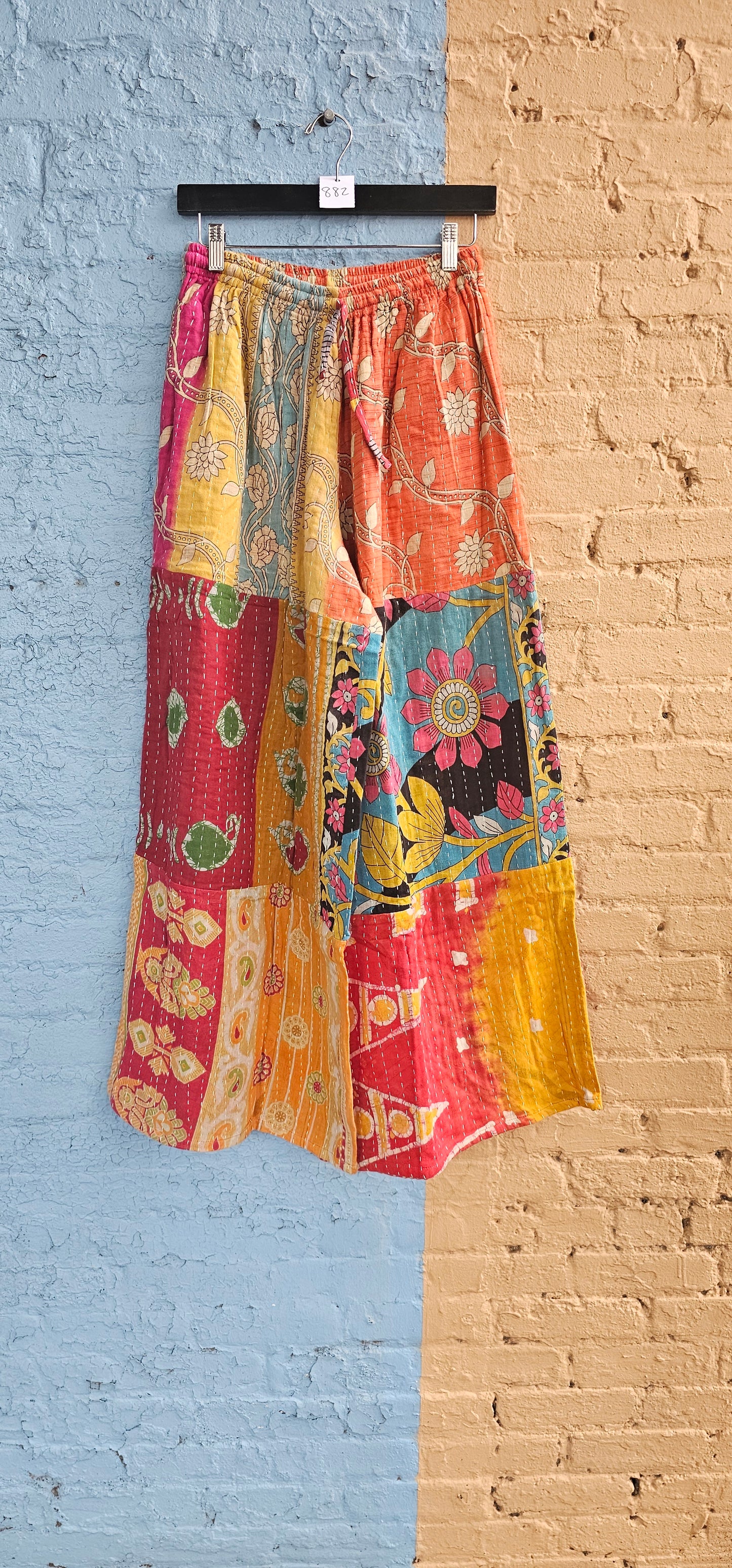 Tiered Kantha Pants #882