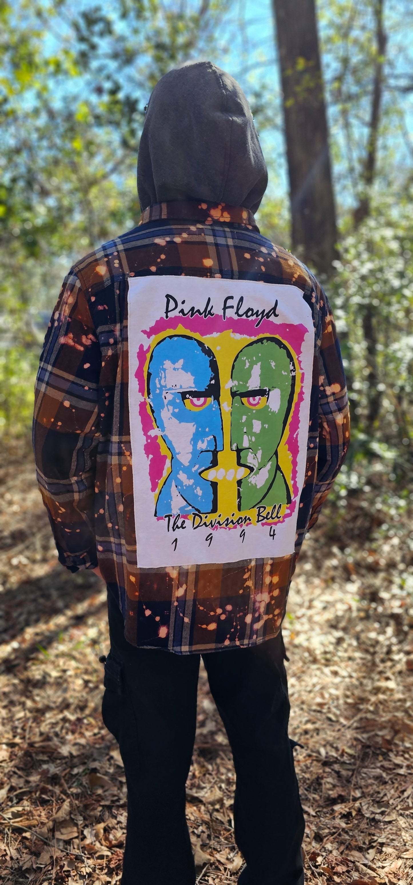 Pink Floyd Bleached Flannel size 2XL