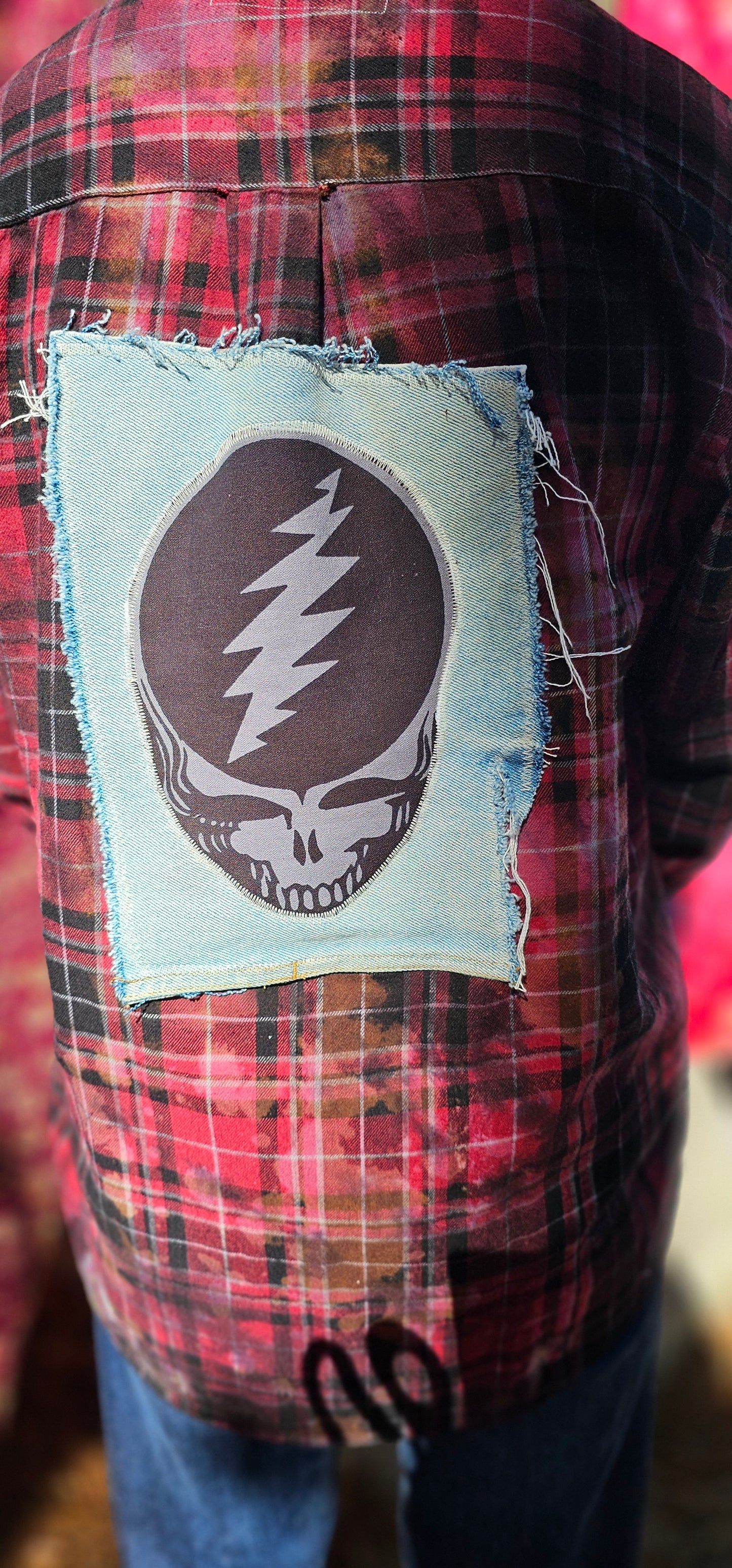 Grateful Dead Bleached Flannel size Large