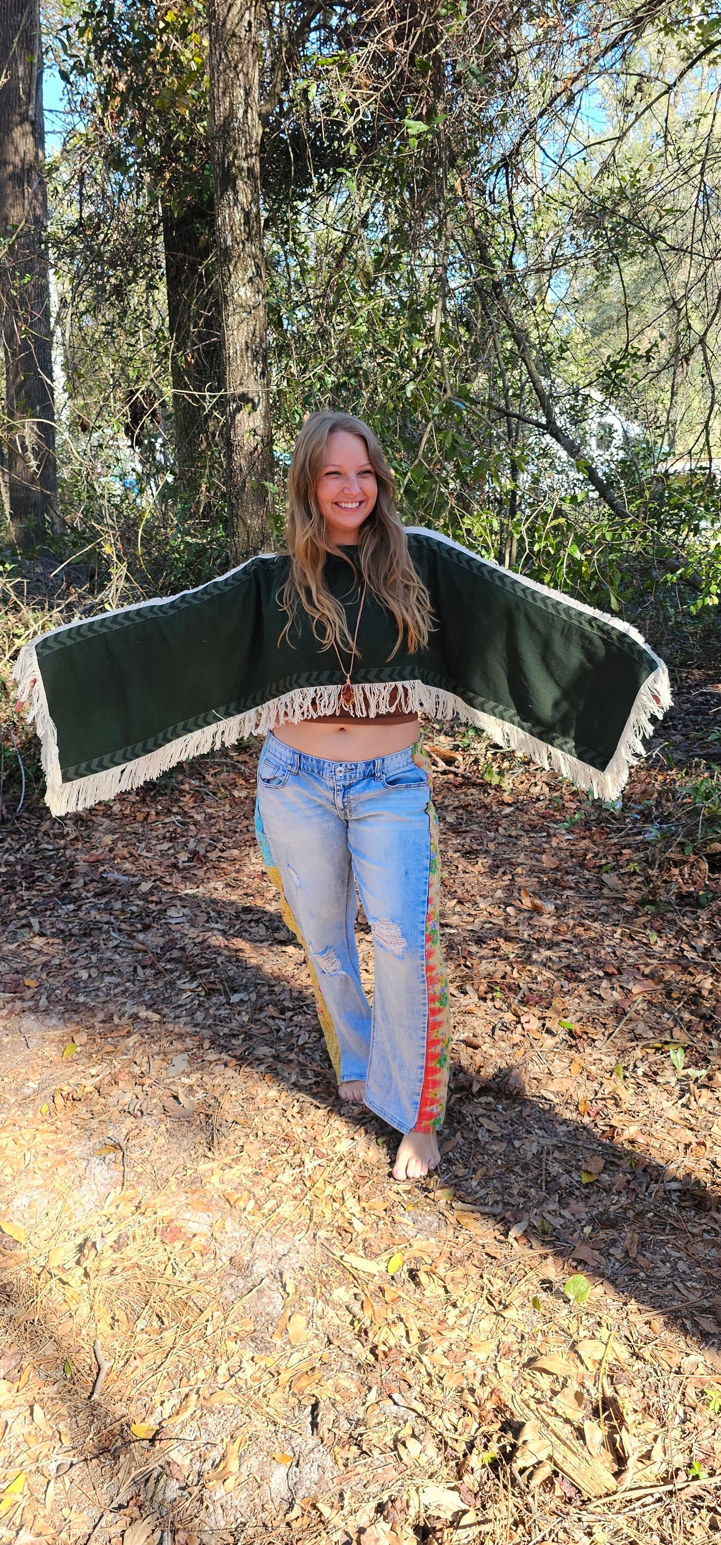 Bohemian Crop Top with Fringe