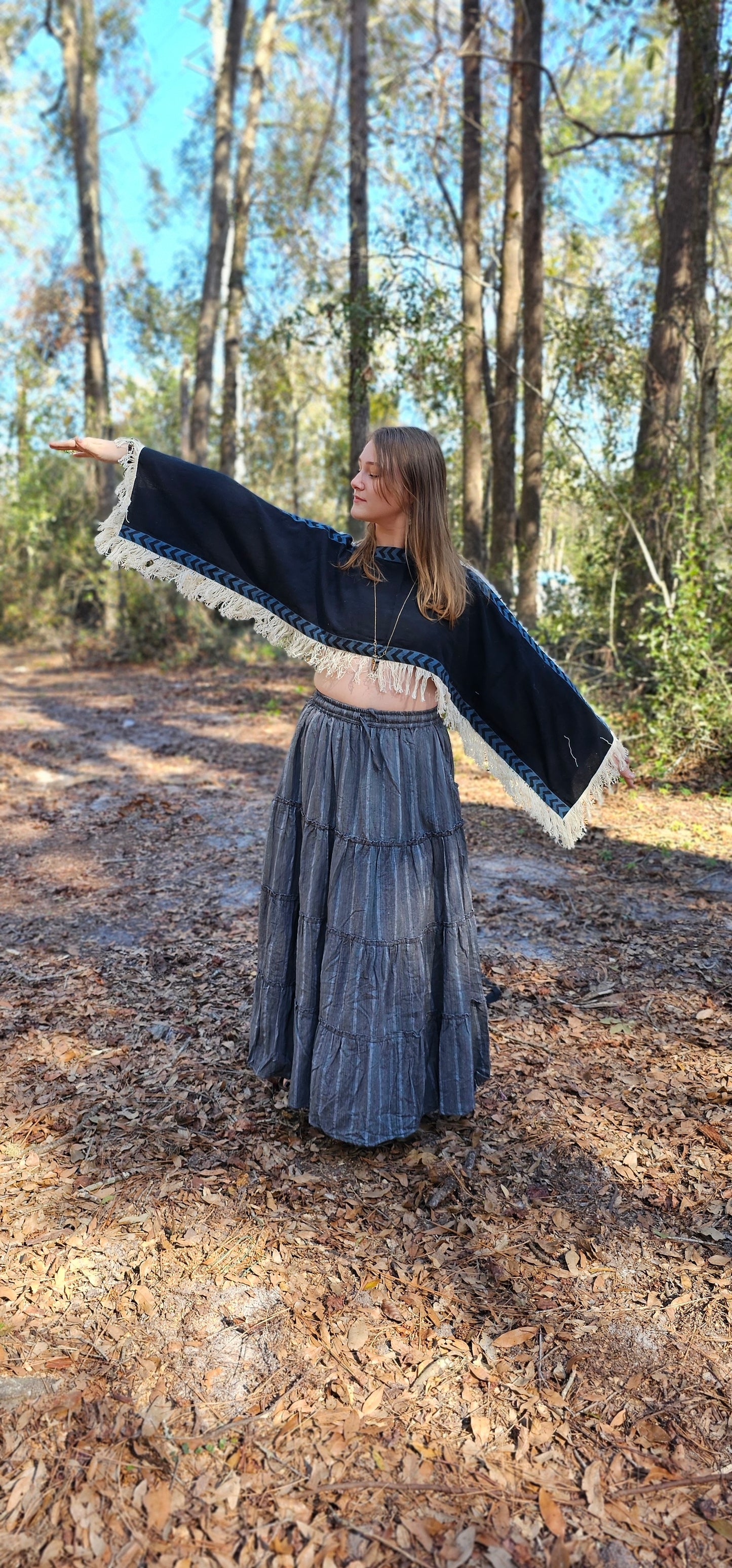 Bohemian Crop Top with Fringe