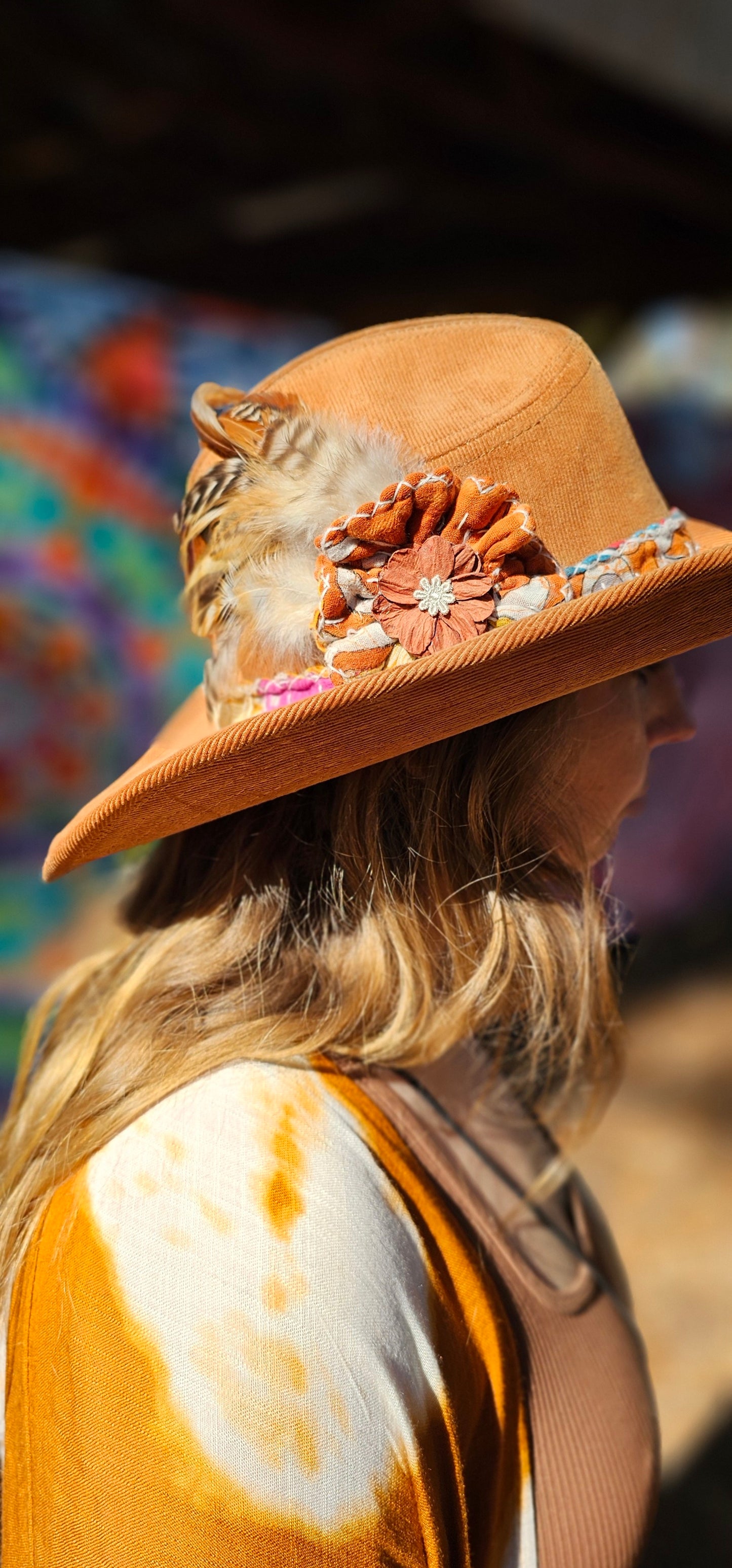 Camel Corduroy Festival Hat