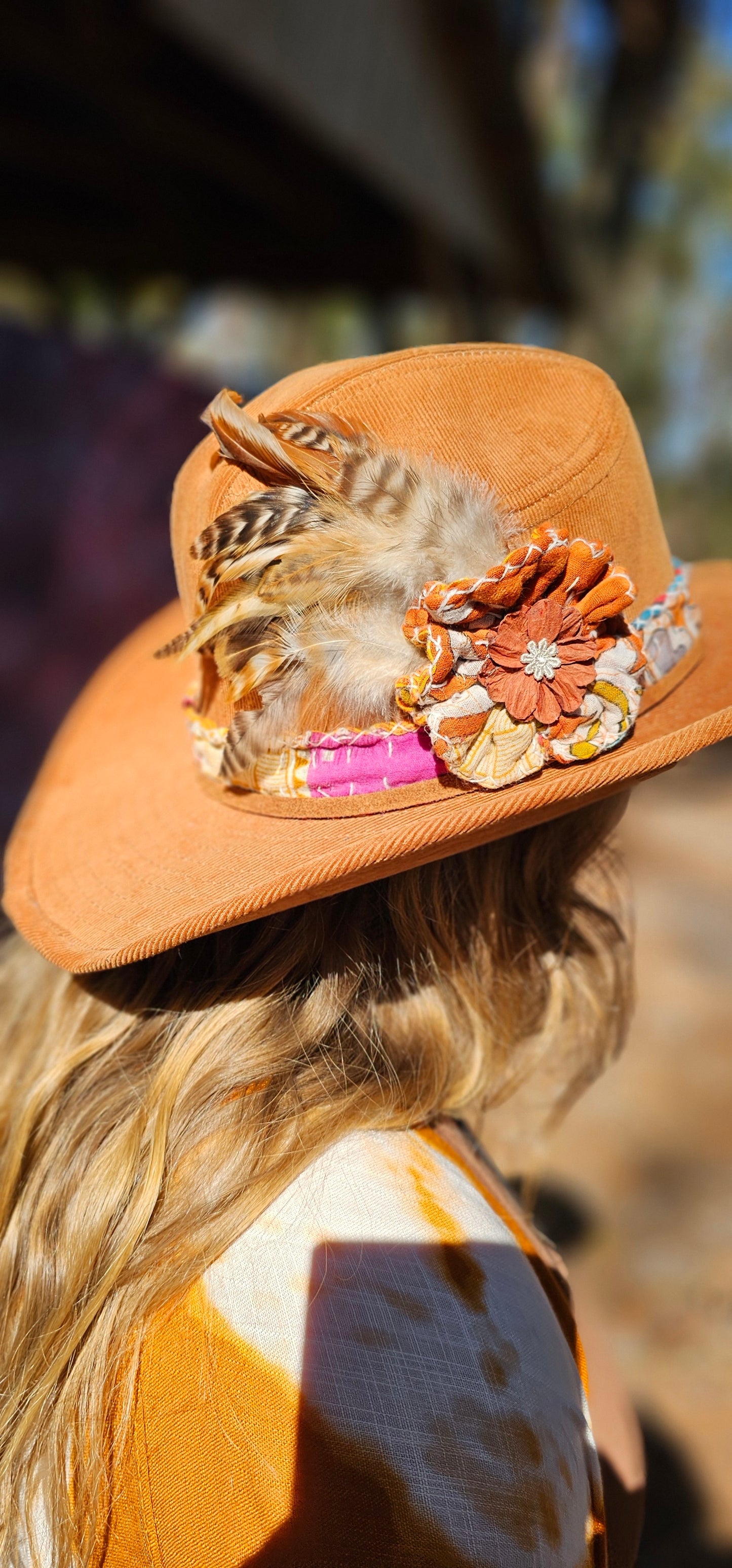 Camel Corduroy Festival Hat