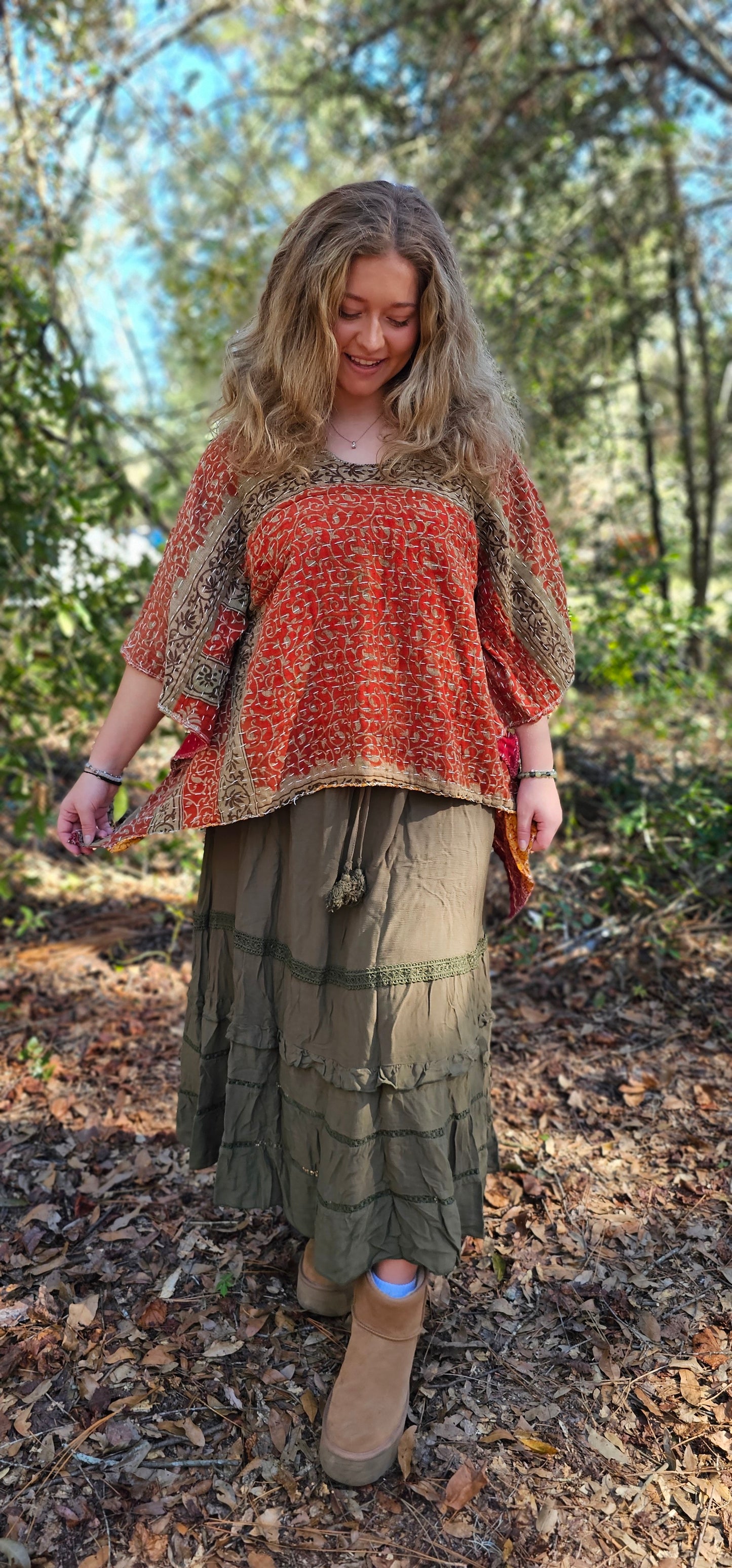 Hippie Peasant Skirt