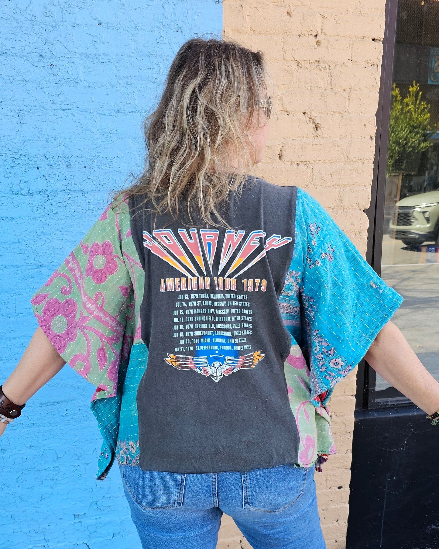 Journey Kantha Patchwork Top