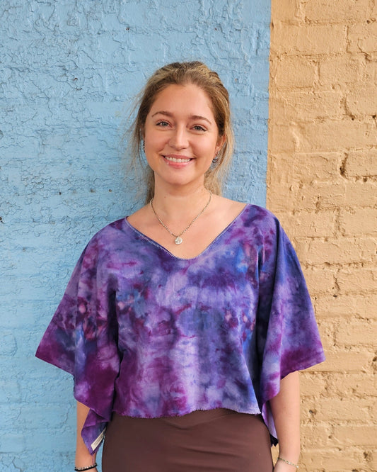 Tie Dyed Drape Top