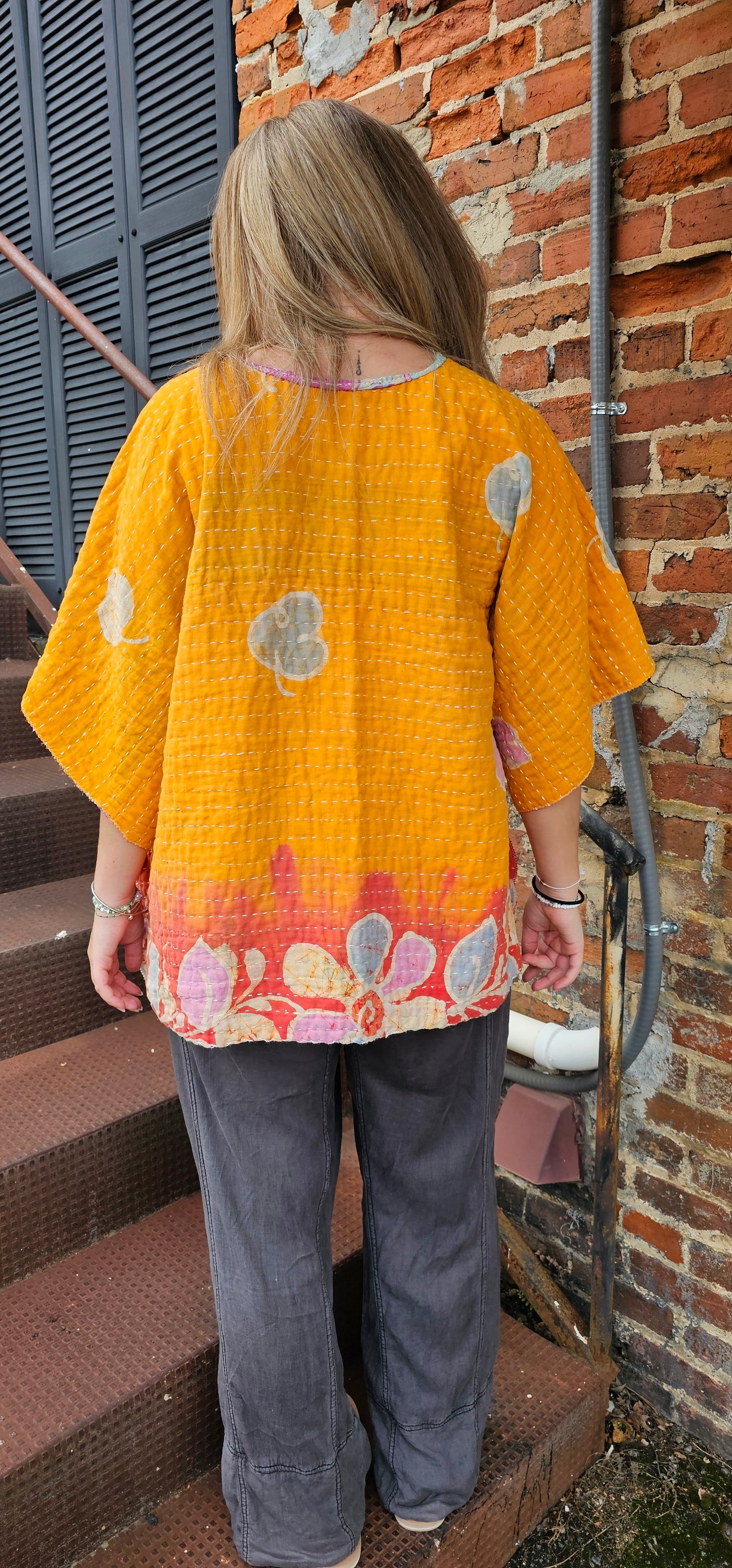 Purple and Blue Charmer Cardie