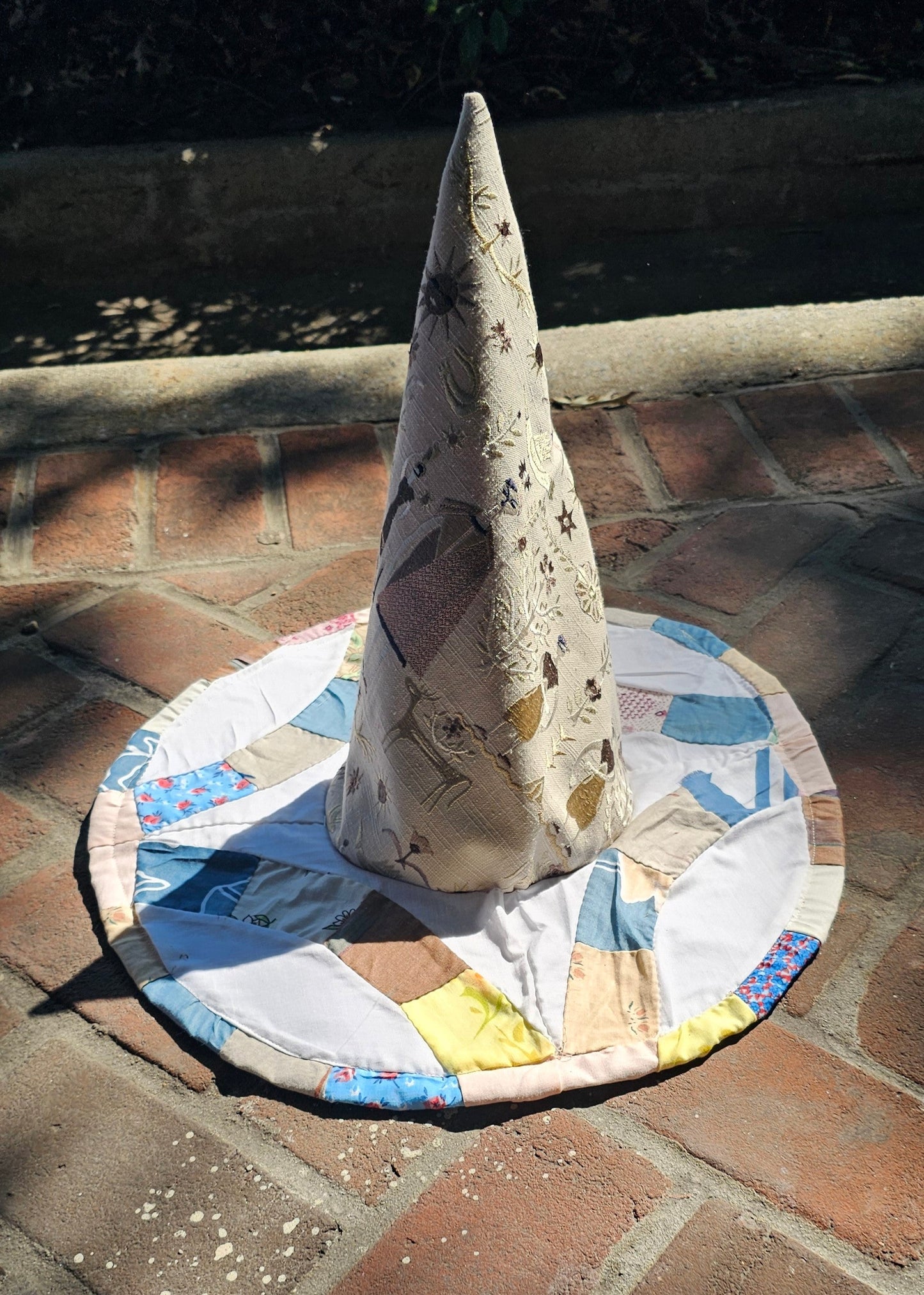 Patchwork Quilt Witch Hat 1225