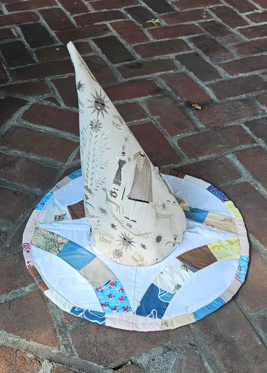 Patchwork Quilt Witch Hat 1225
