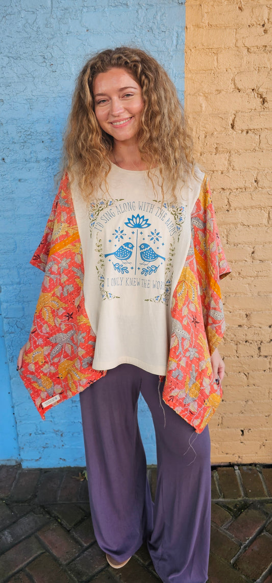 Billy Strings Gild the Lily Kantha Poncho