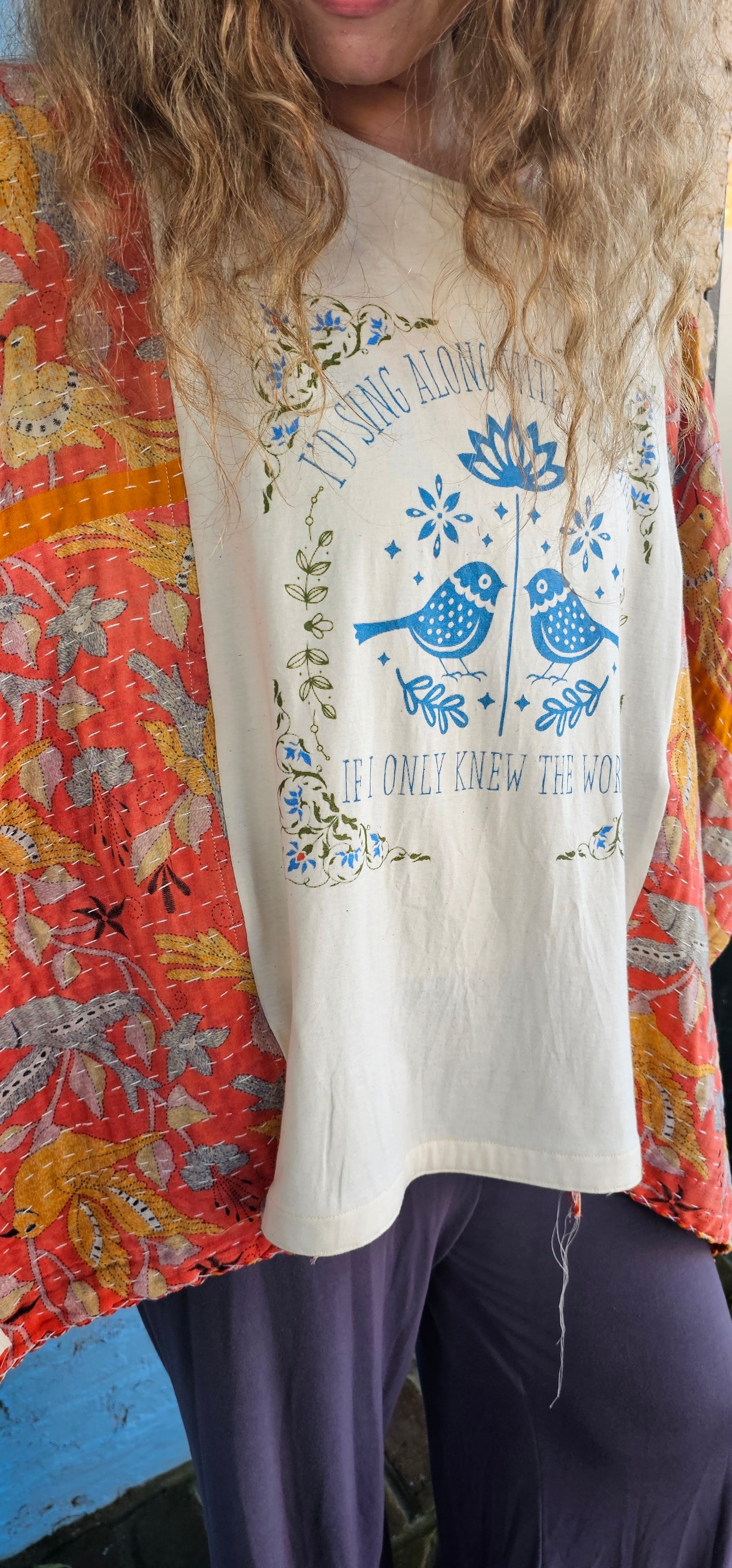 Billy Strings Gild the Lily Kantha Poncho
