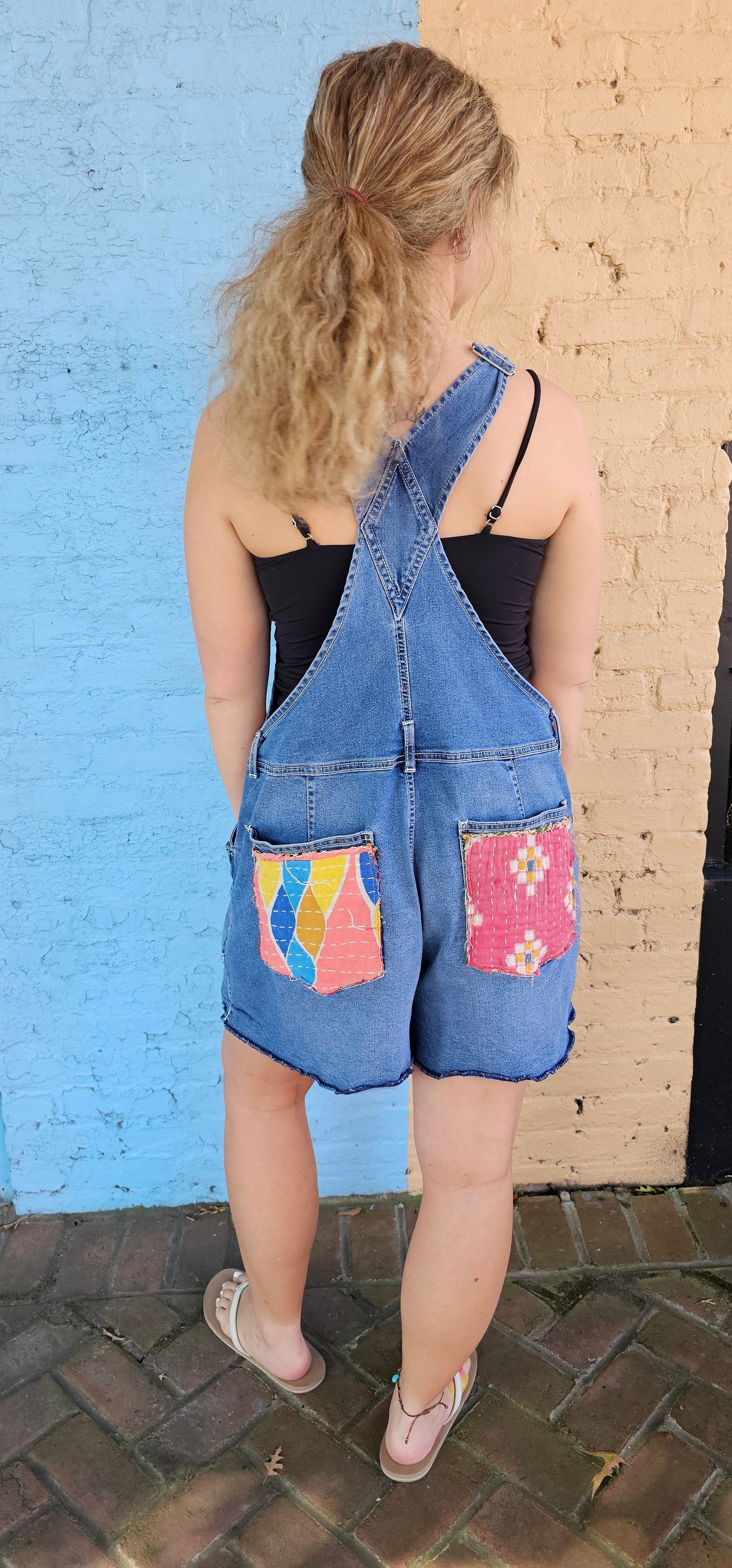 Grateful Dead Allman Brothers Band Upcycled Overalls size 2XL