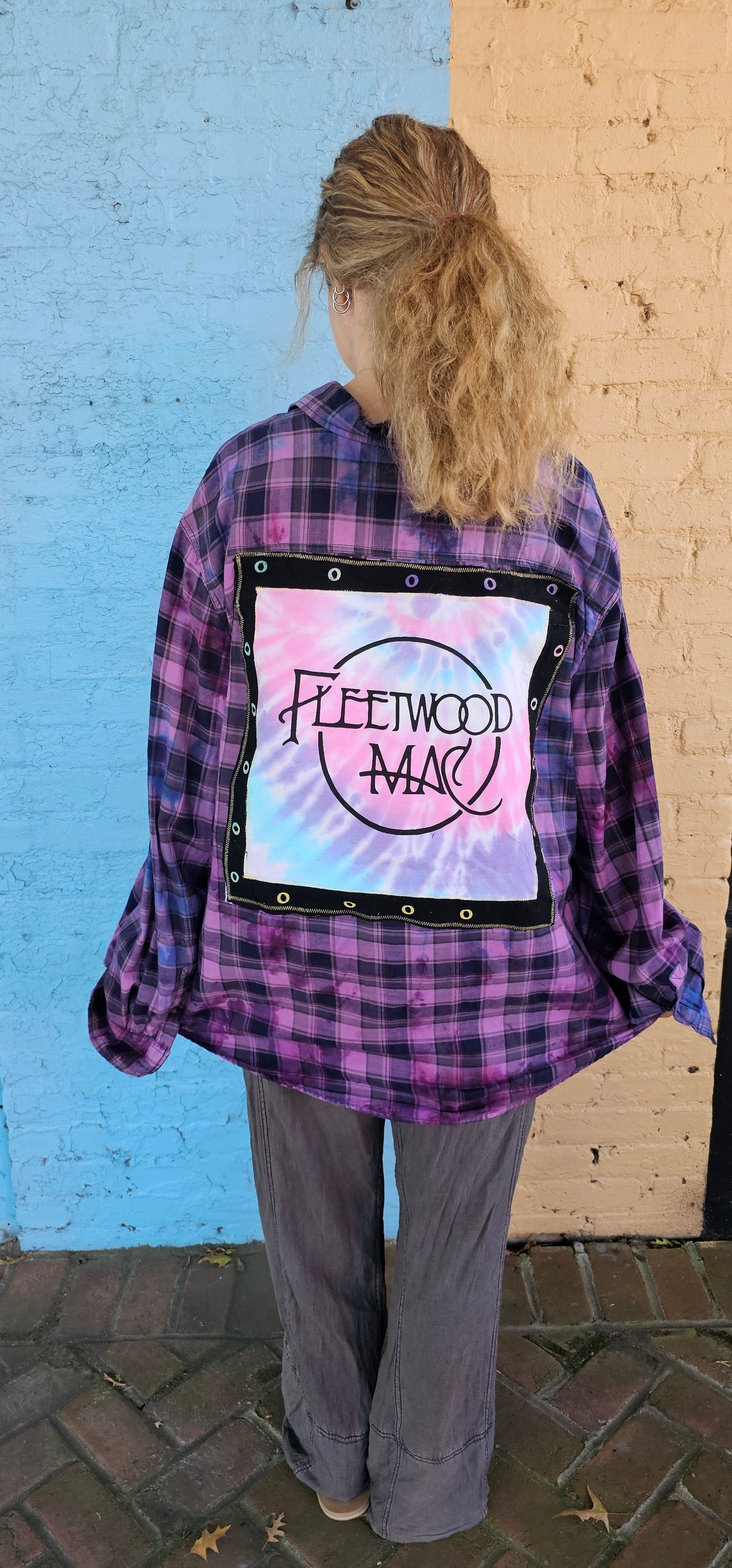 Fleetwood Mac Dyed Flannel size 2XL