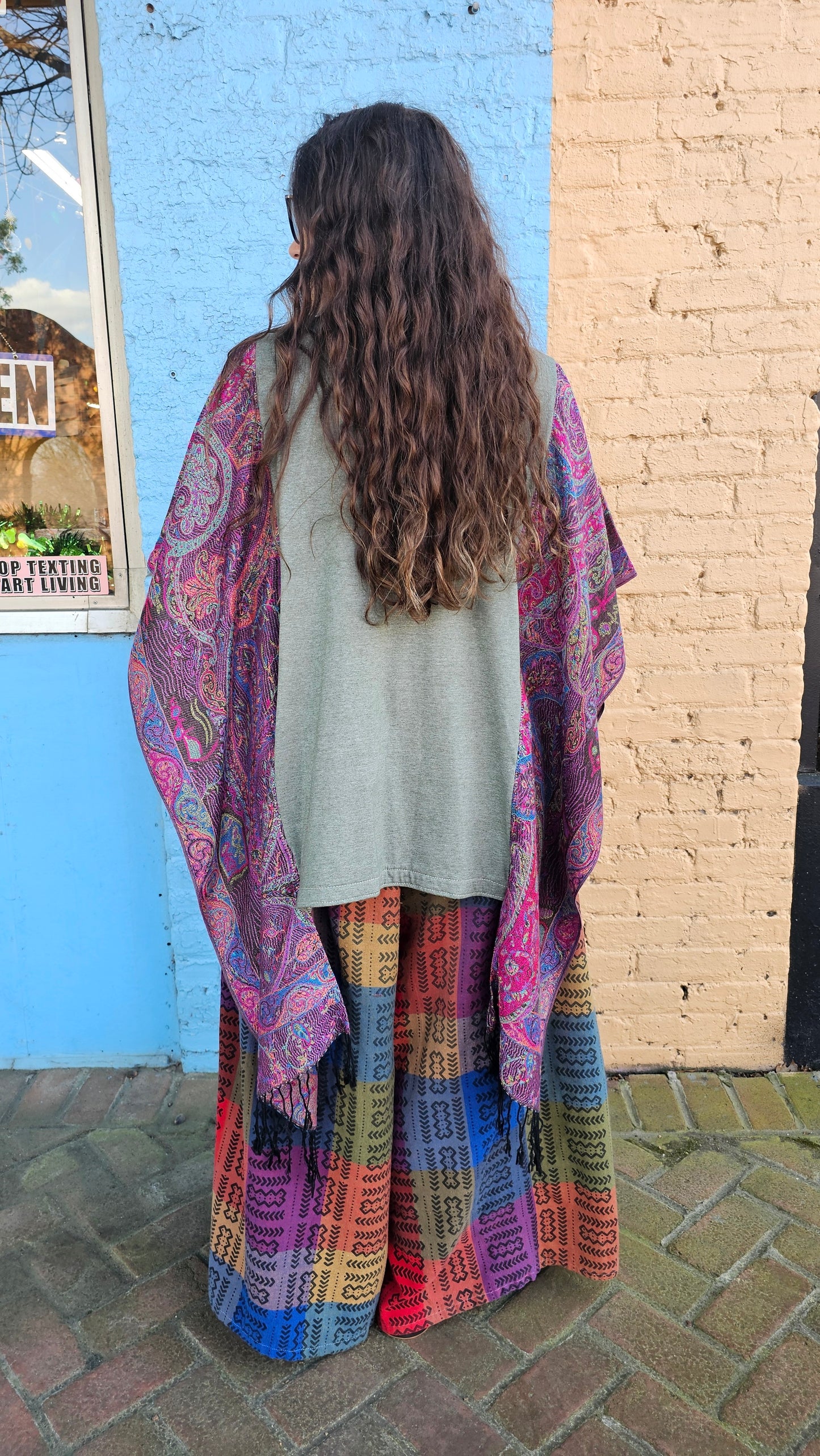 Janis Joplin Pashmina Poncho