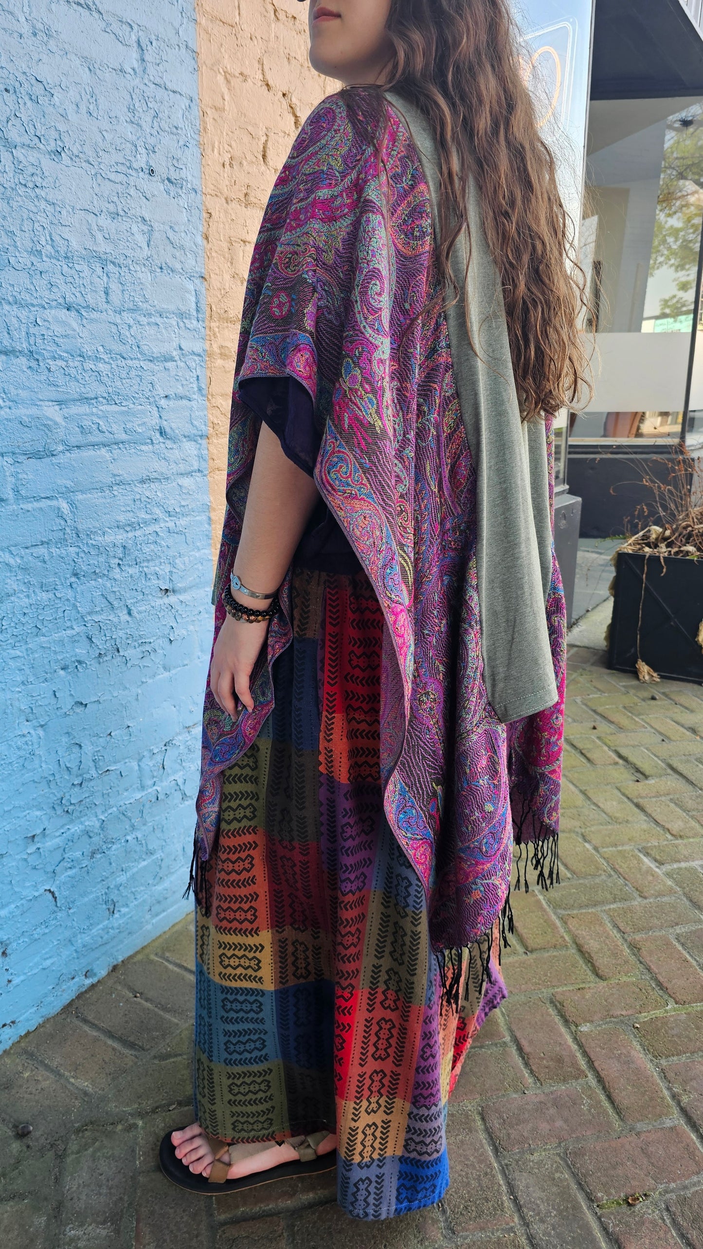 Janis Joplin Pashmina Poncho