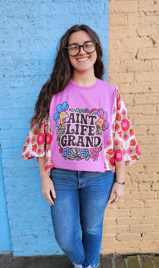 Widespread Panic inspired Ain't Life Grand Diva Flow Top #1337